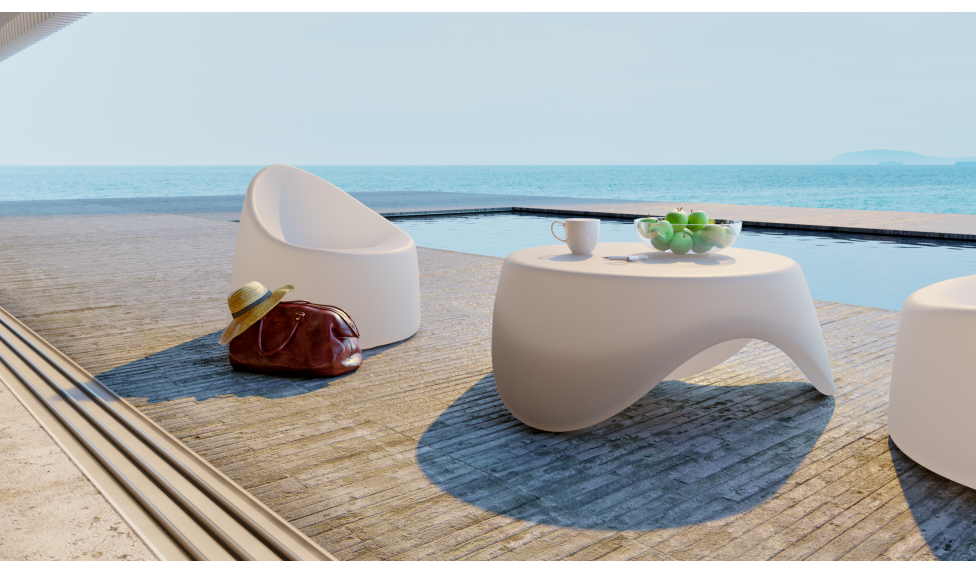 Кресло пластиковое - фото