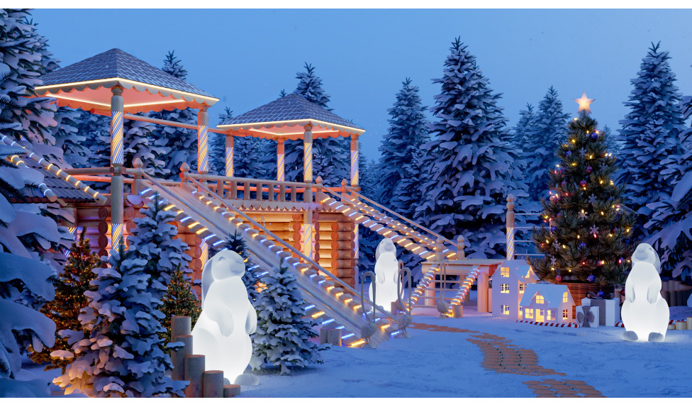 Новогодние светодиодные украшения - фото