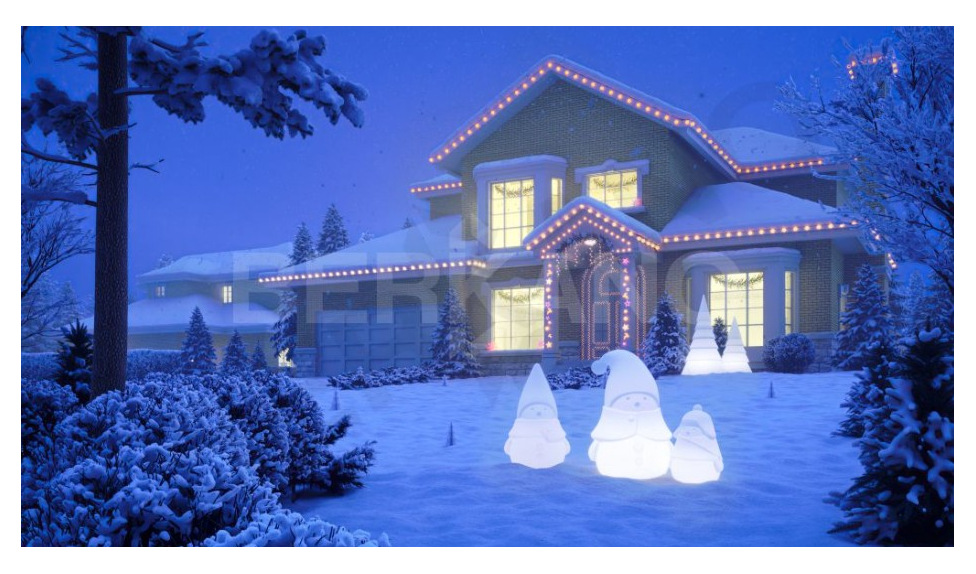 Уличные снеговики - фото