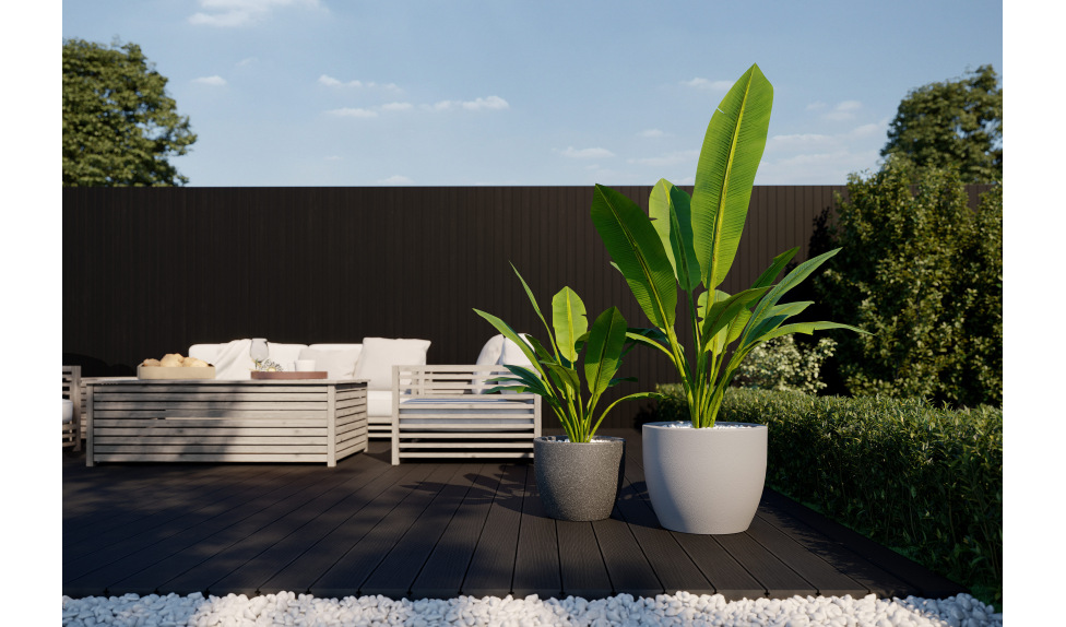 Кашпо для цветов напольное - фото