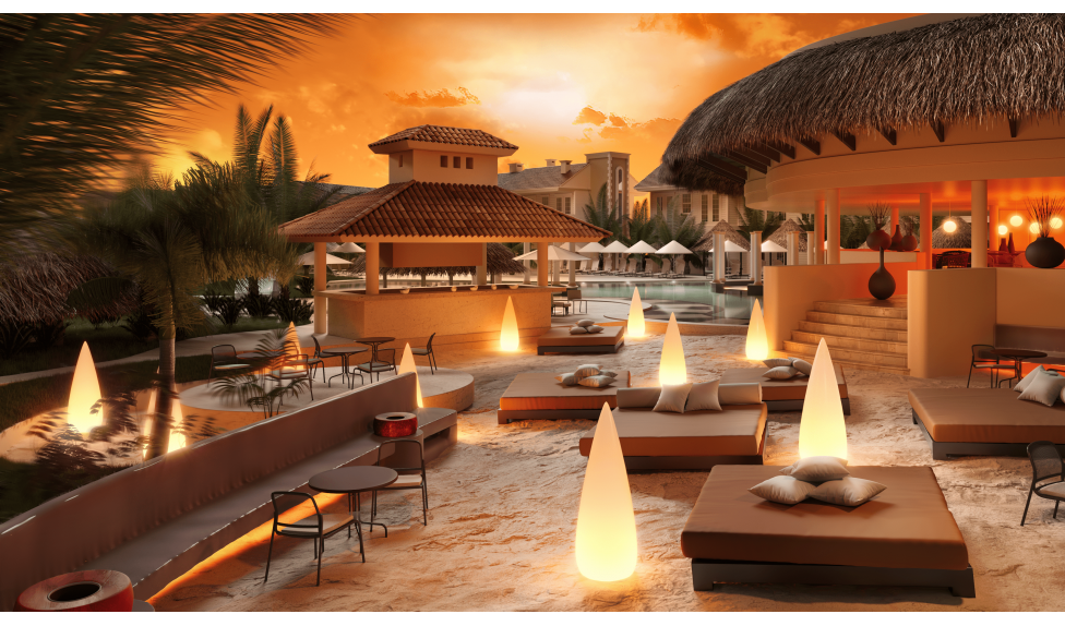 RGB торшер напольный - фото