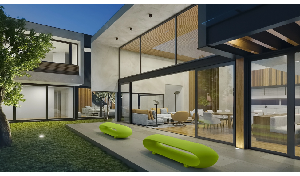 Пластиковые скамейки для улицы - фото