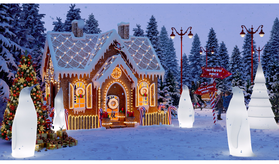 Праздничное освещение Berkano - фото