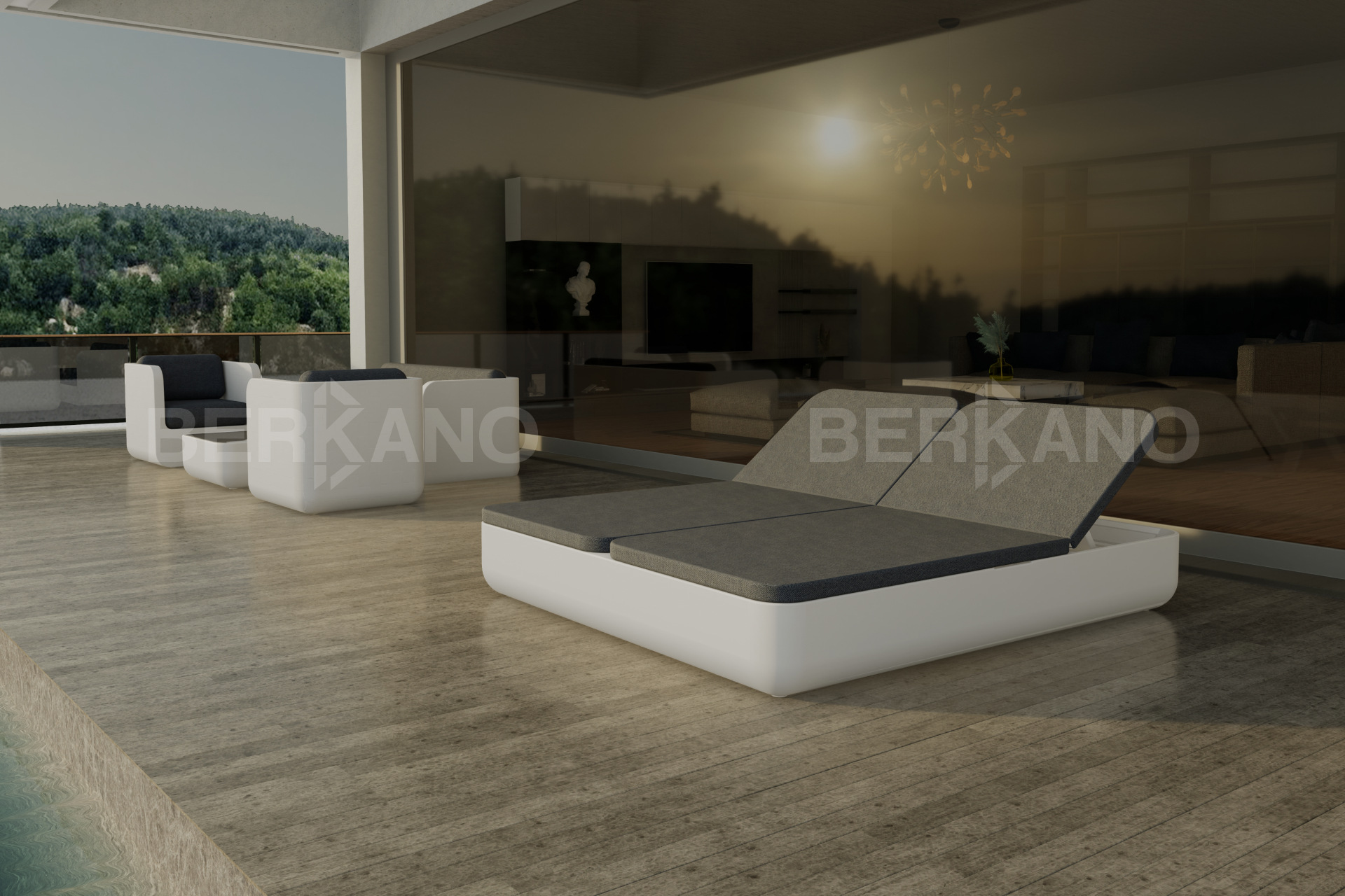  Стол Grace с стеклом Snow White - фото 4