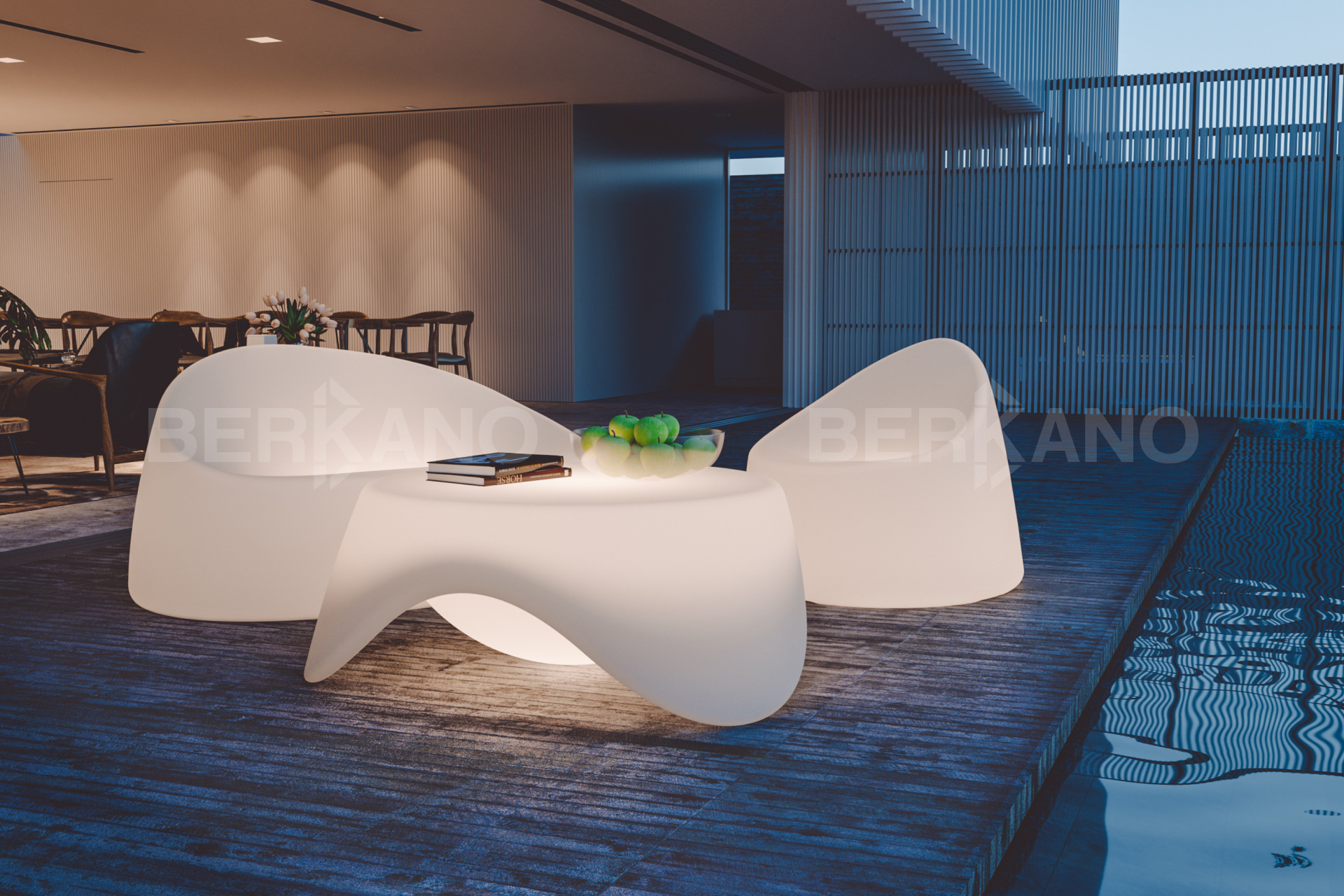  Стол Smoov Snow White - фото 0