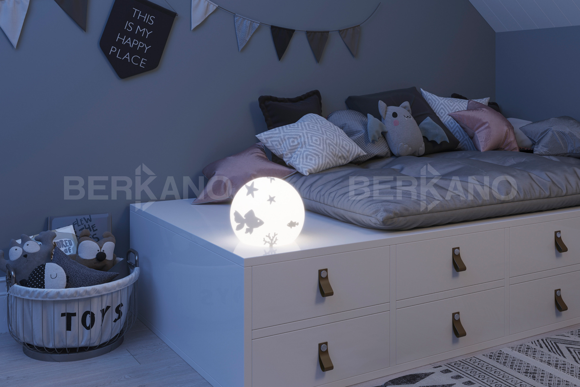 Детский led Светильник Aquarium с RGB подсветкой - фото 0