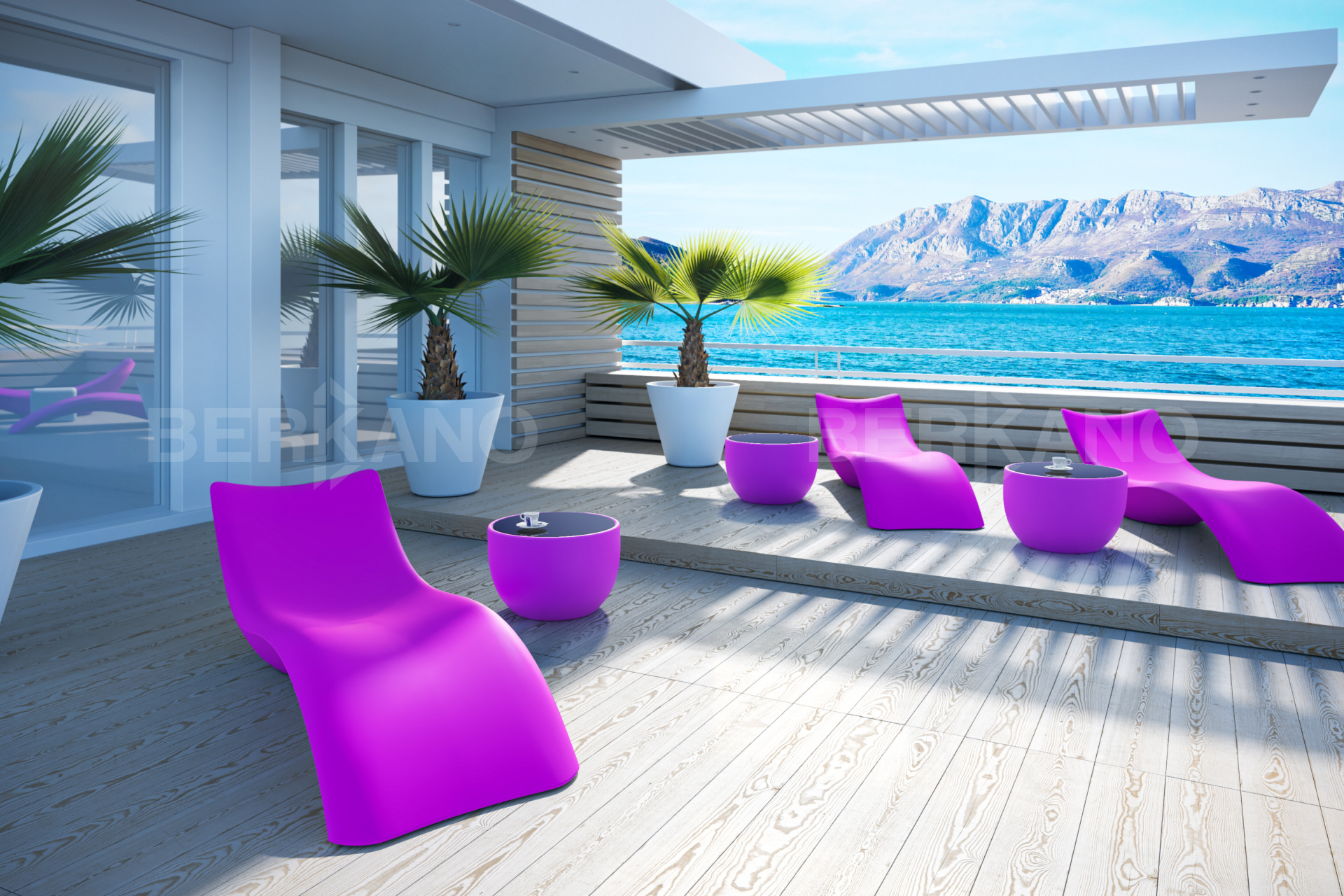  Шезлонг Wave Snow White - фото 3