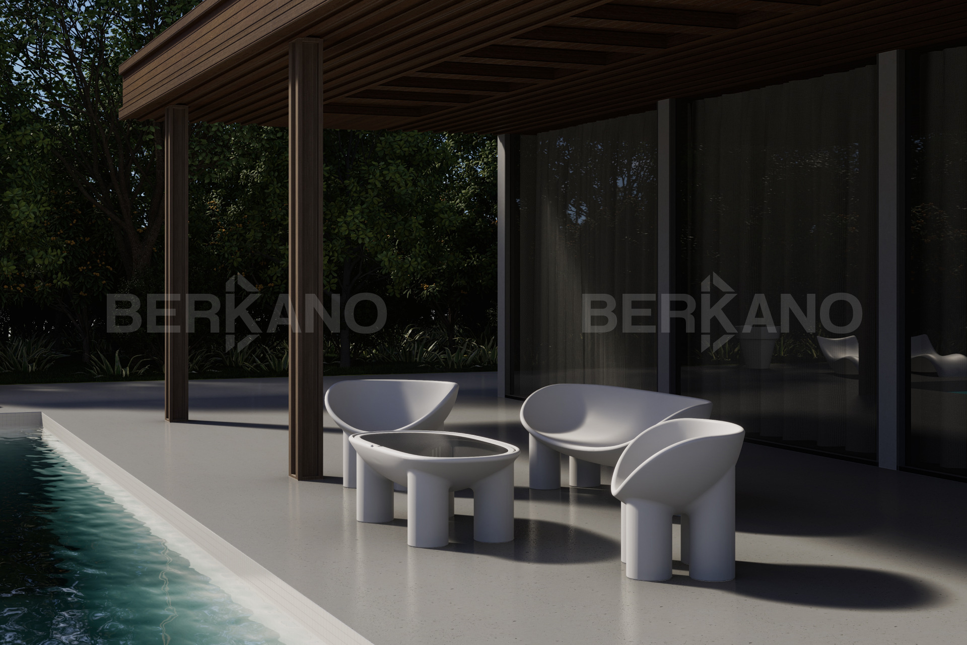  Диван SLON Snow White - фото 0