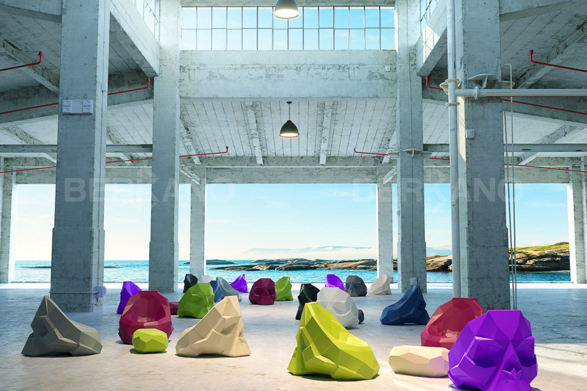  Стол Skull 55 Snow White - фото 0