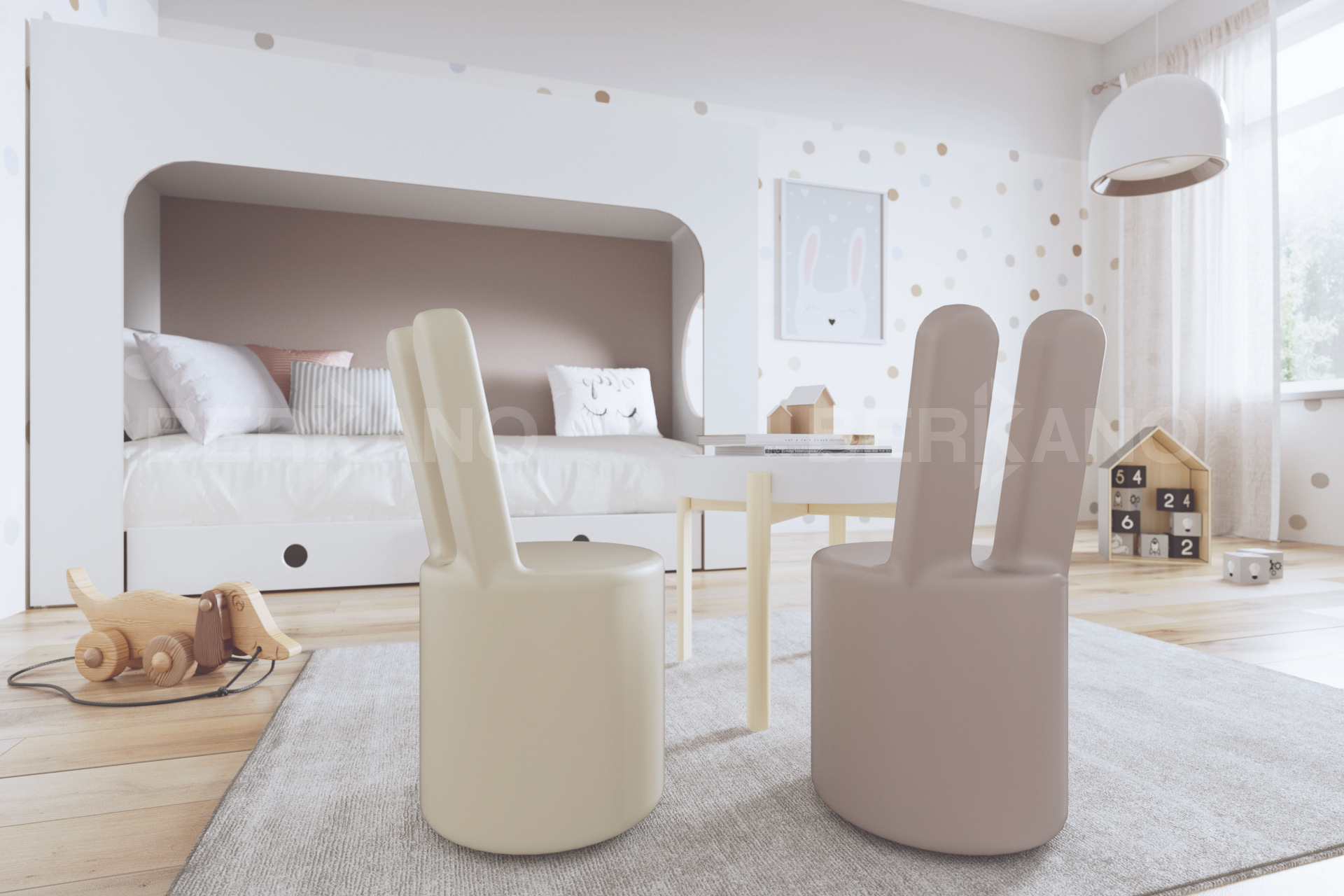 Пластиковый Детский стул Boony Snow White - фото 0