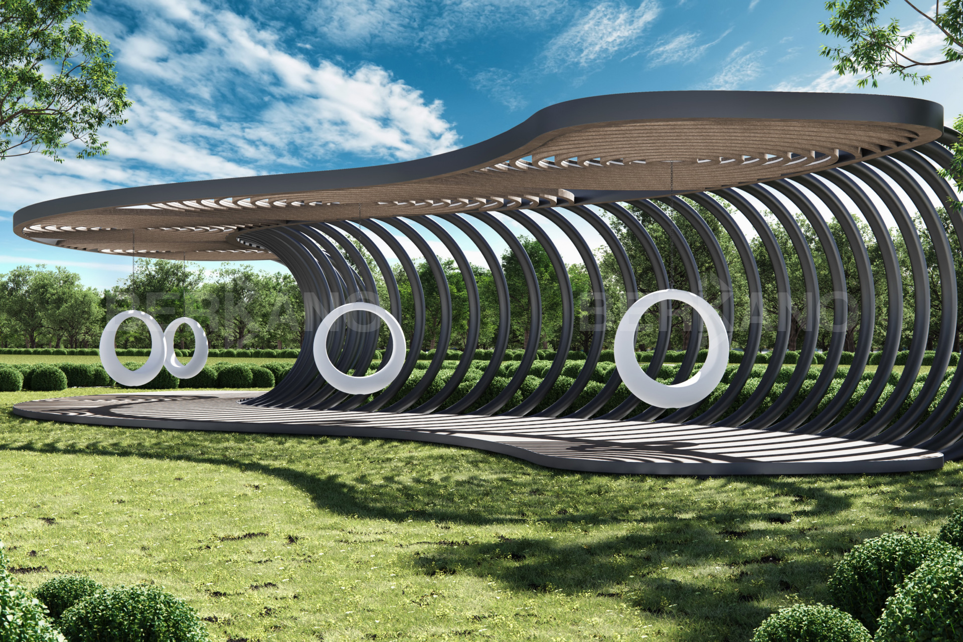  Рама полукруглая для арт-объекта Moon - фото 0