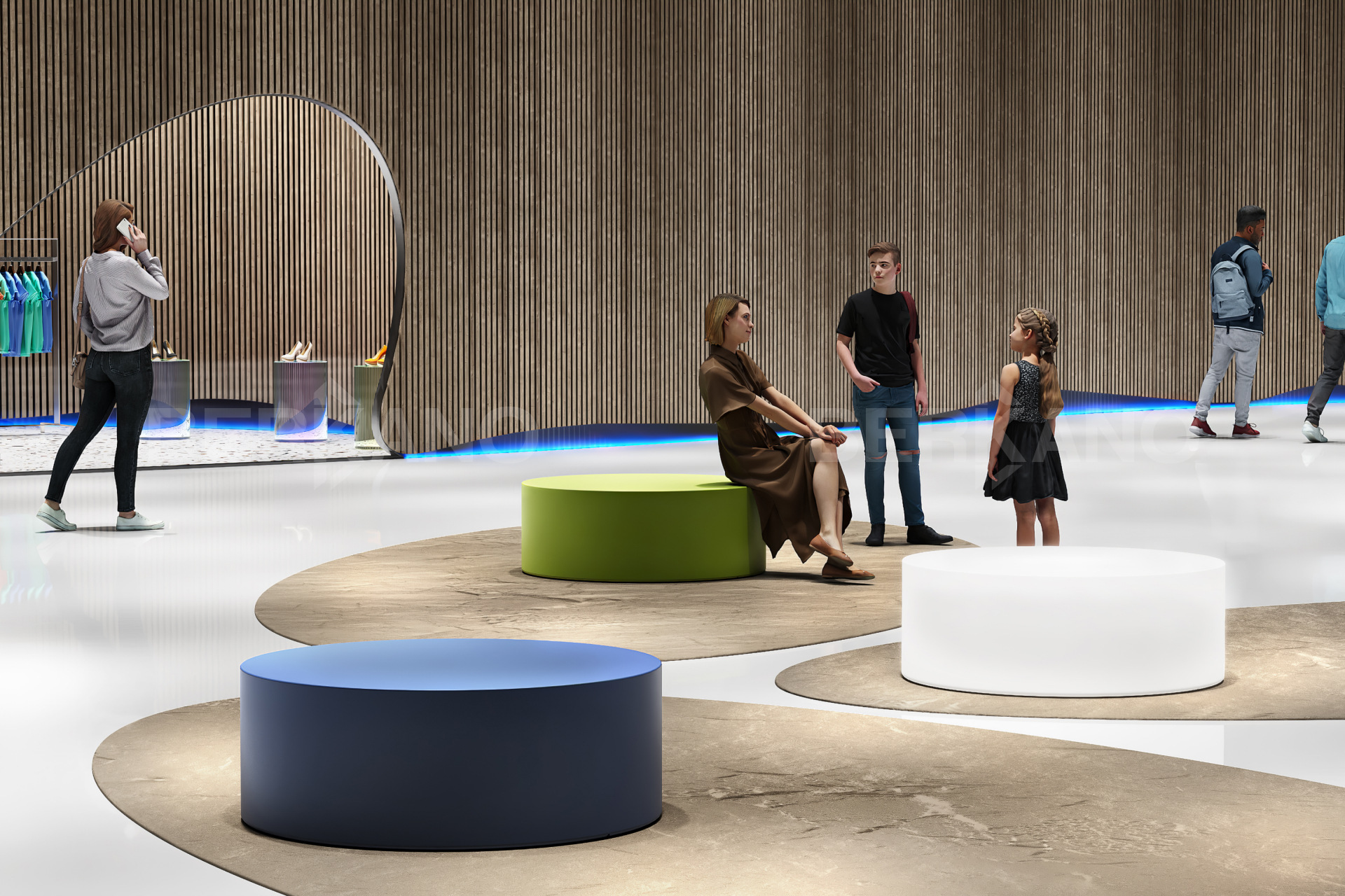  Скамейка Rondo Snow White - фото 0