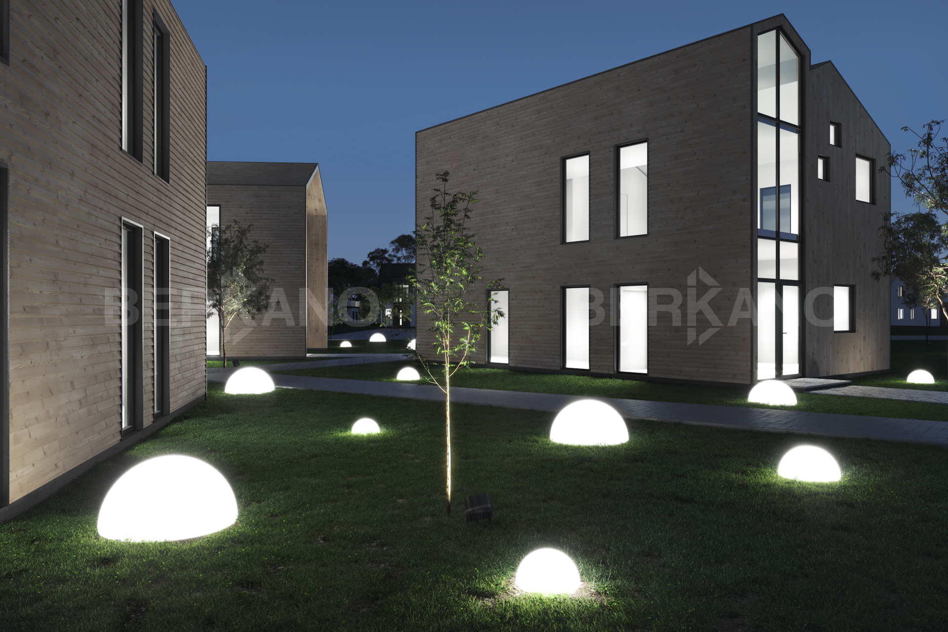 Светящийся led Светильник ландшафтный Emisfero 40 Snow White Light - фото 0