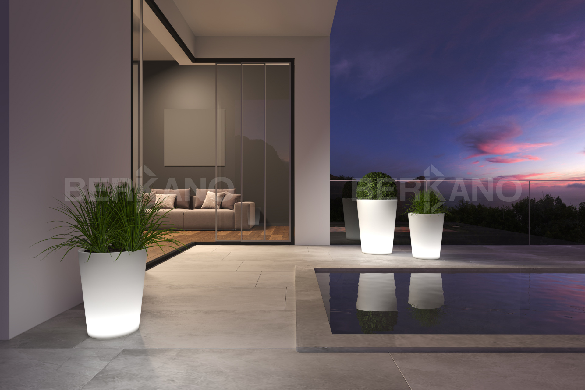 Дизайнерское Кашпо Bloom 67 Snow White - фото 0