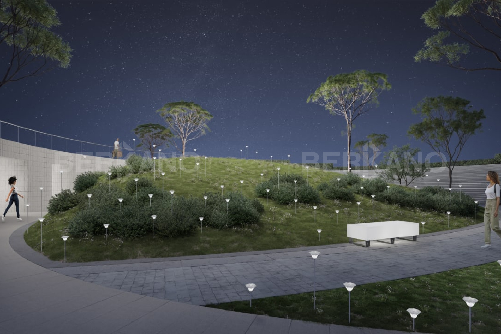 Уличный Светильник Fleur Snow White RGB - фото 0