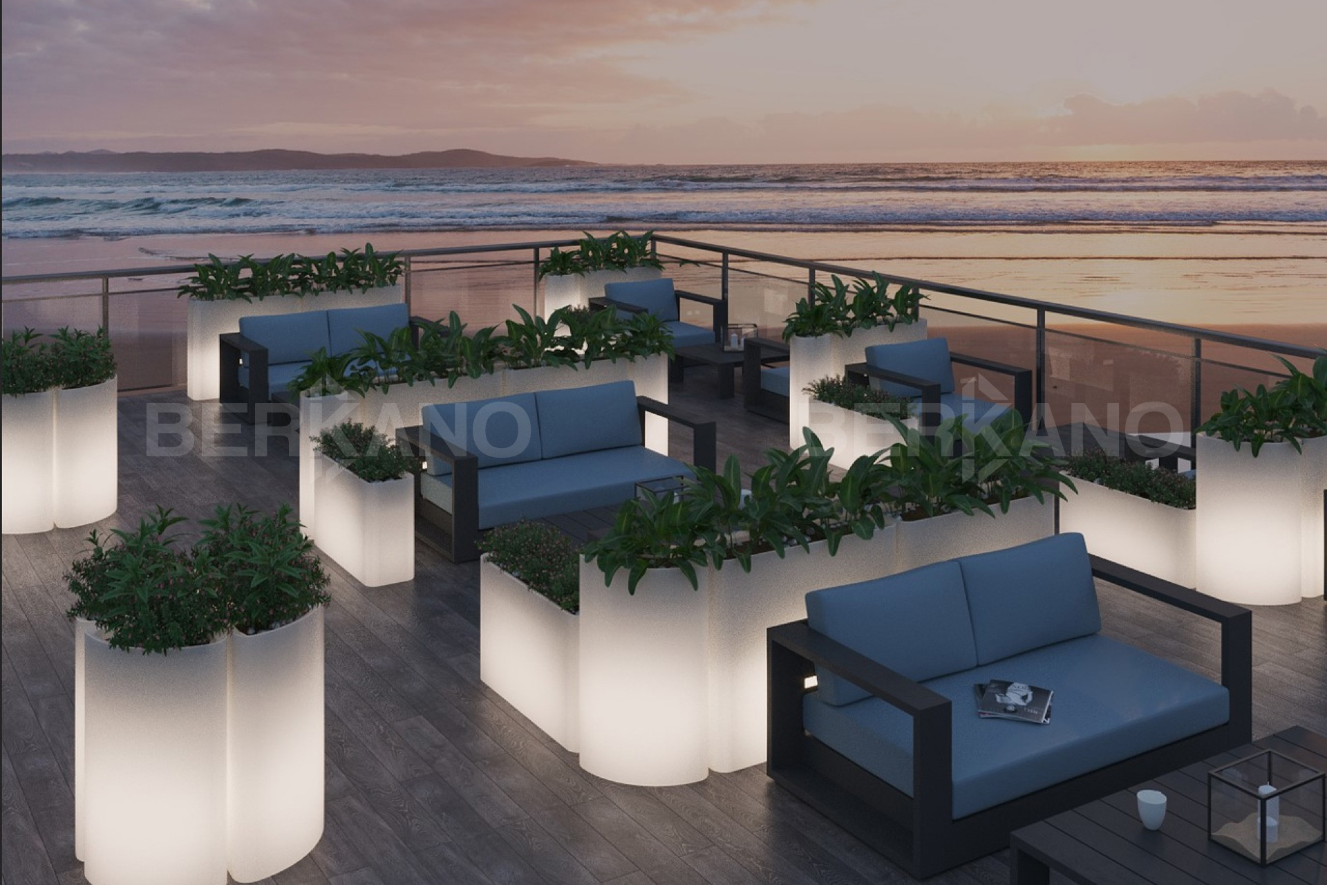 Дизайнерское Кашпо Vittorio 80 D Snow white - фото 0