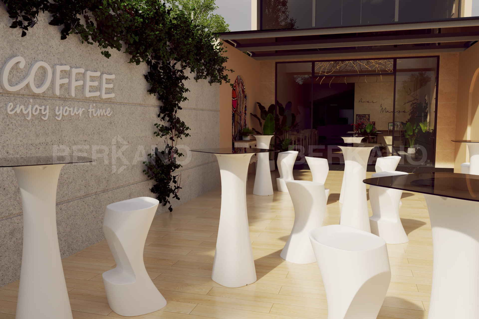  Стул барный Grace Bar Snow White - фото 0