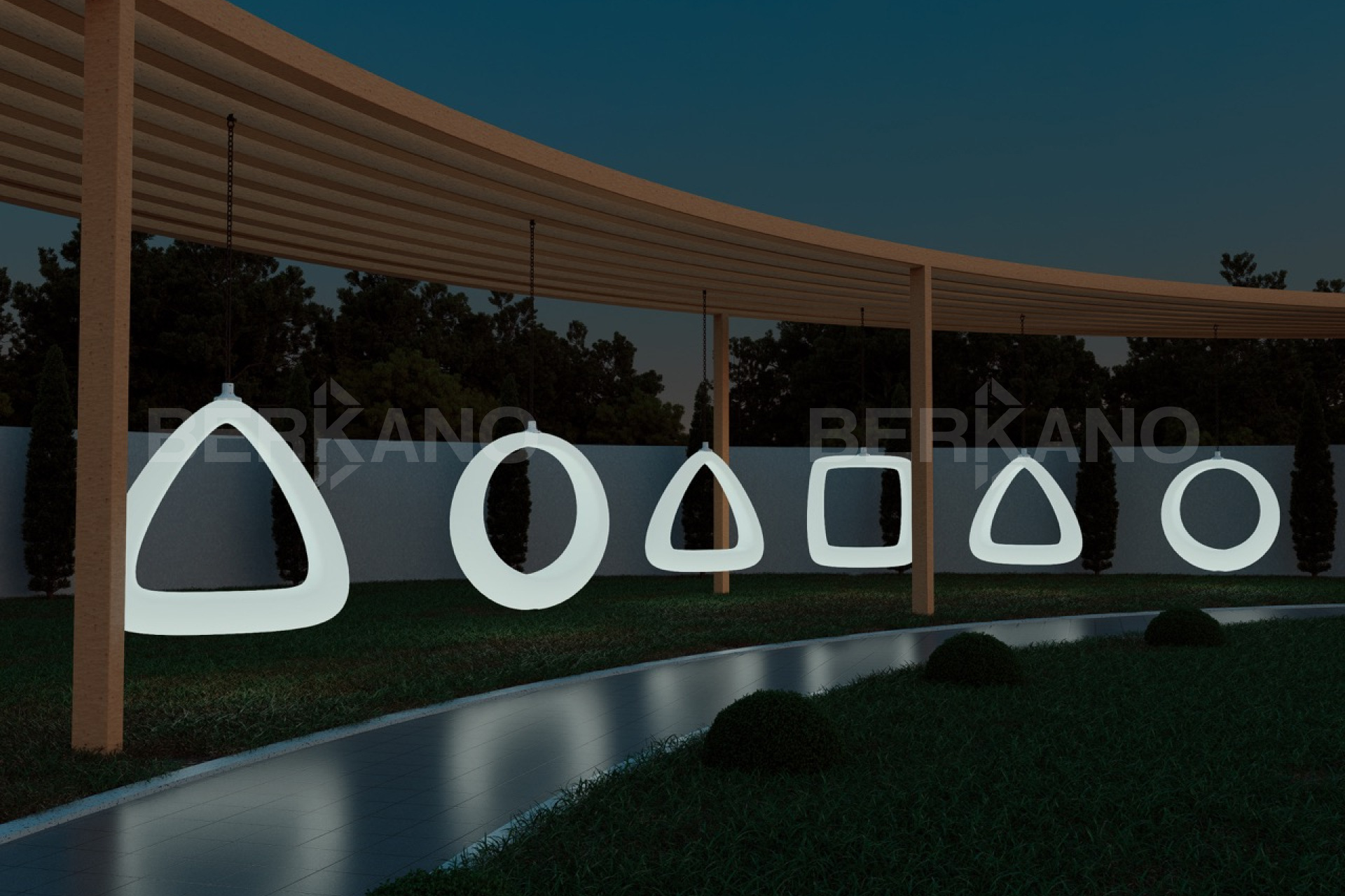  Рама полукруглая для арт-объекта Moon - фото 7