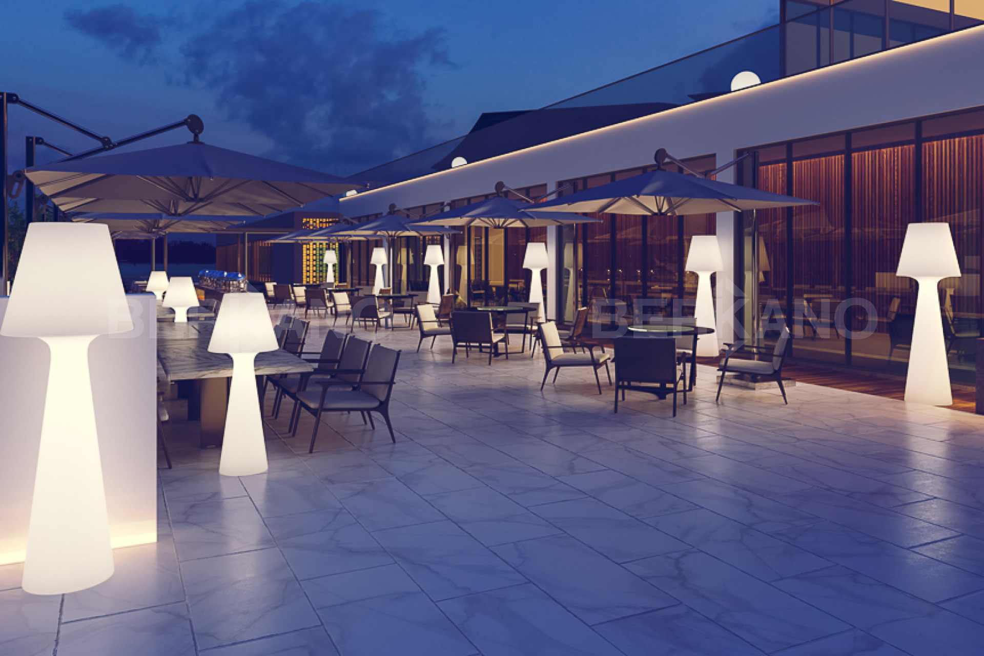 Led интерьерный Торшер Nostalgie 130 Snow White Light - фото 0