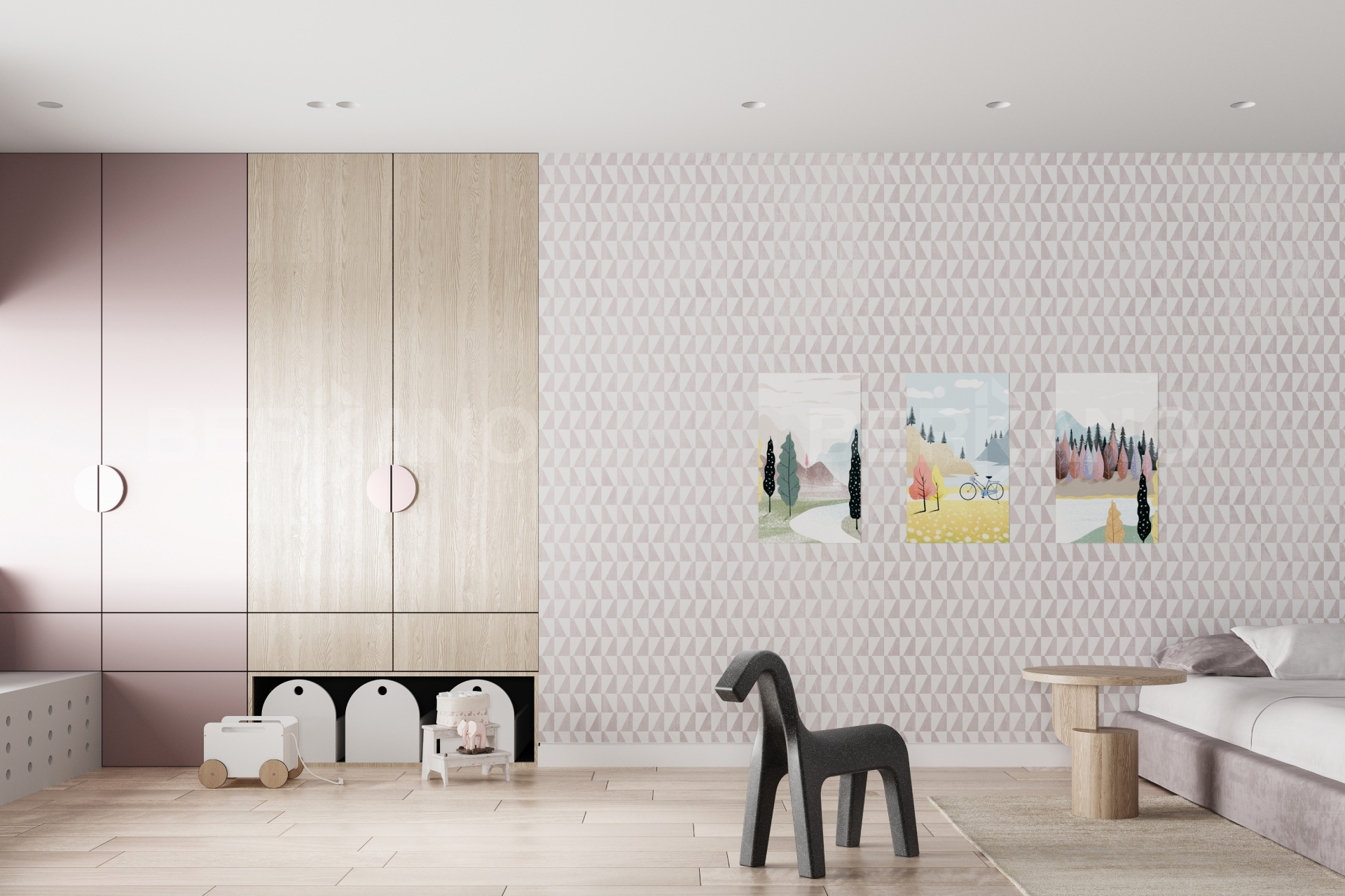 Пластиковый Лошадка Belle Snow White - фото 0