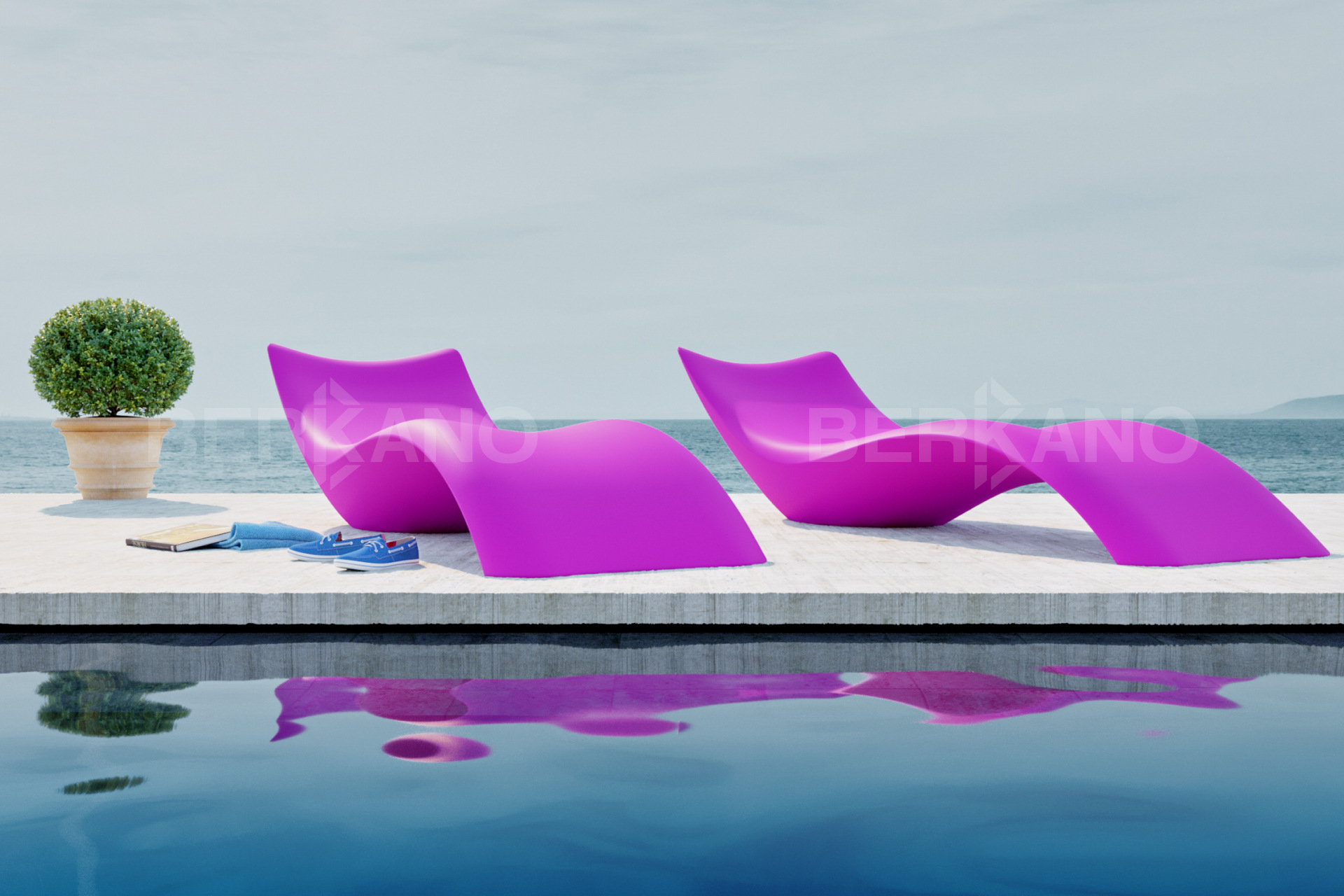  Шезлонг Wave Snow White - фото 2