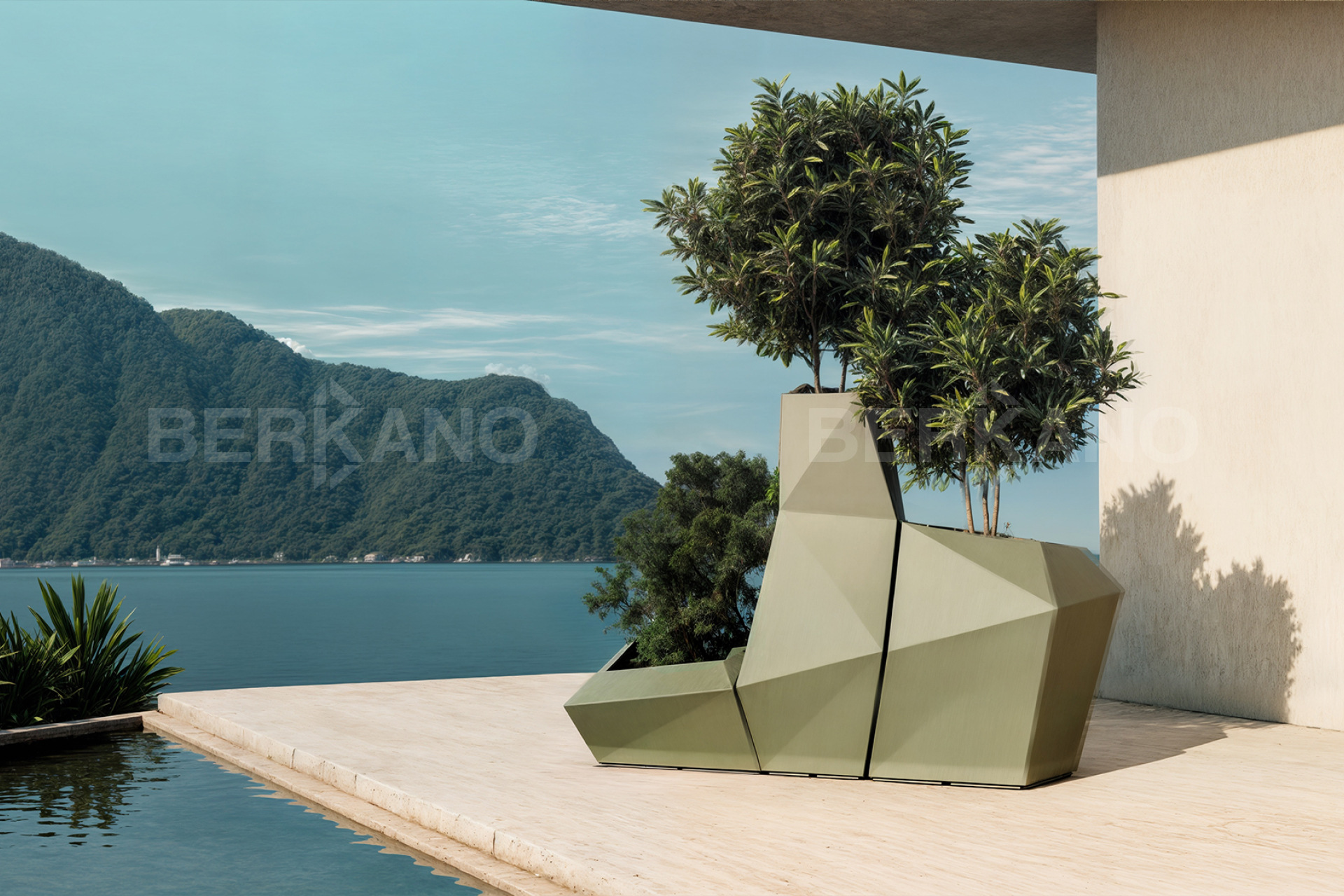 Дизайнерское Кашпо Quaro S Terracotta - фото 0