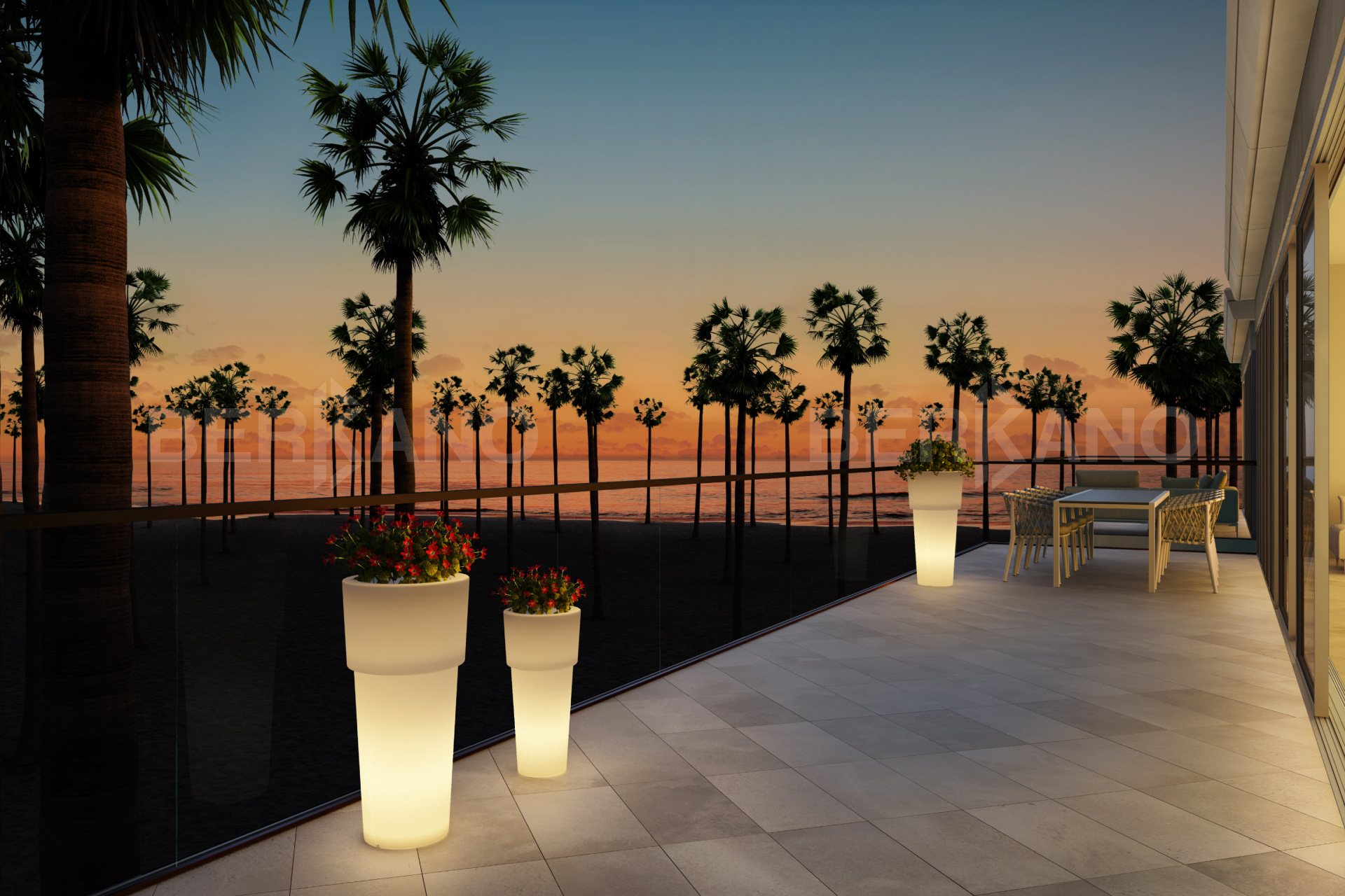 Дизайнерское Кашпо Ray 100 Snow White - фото 1