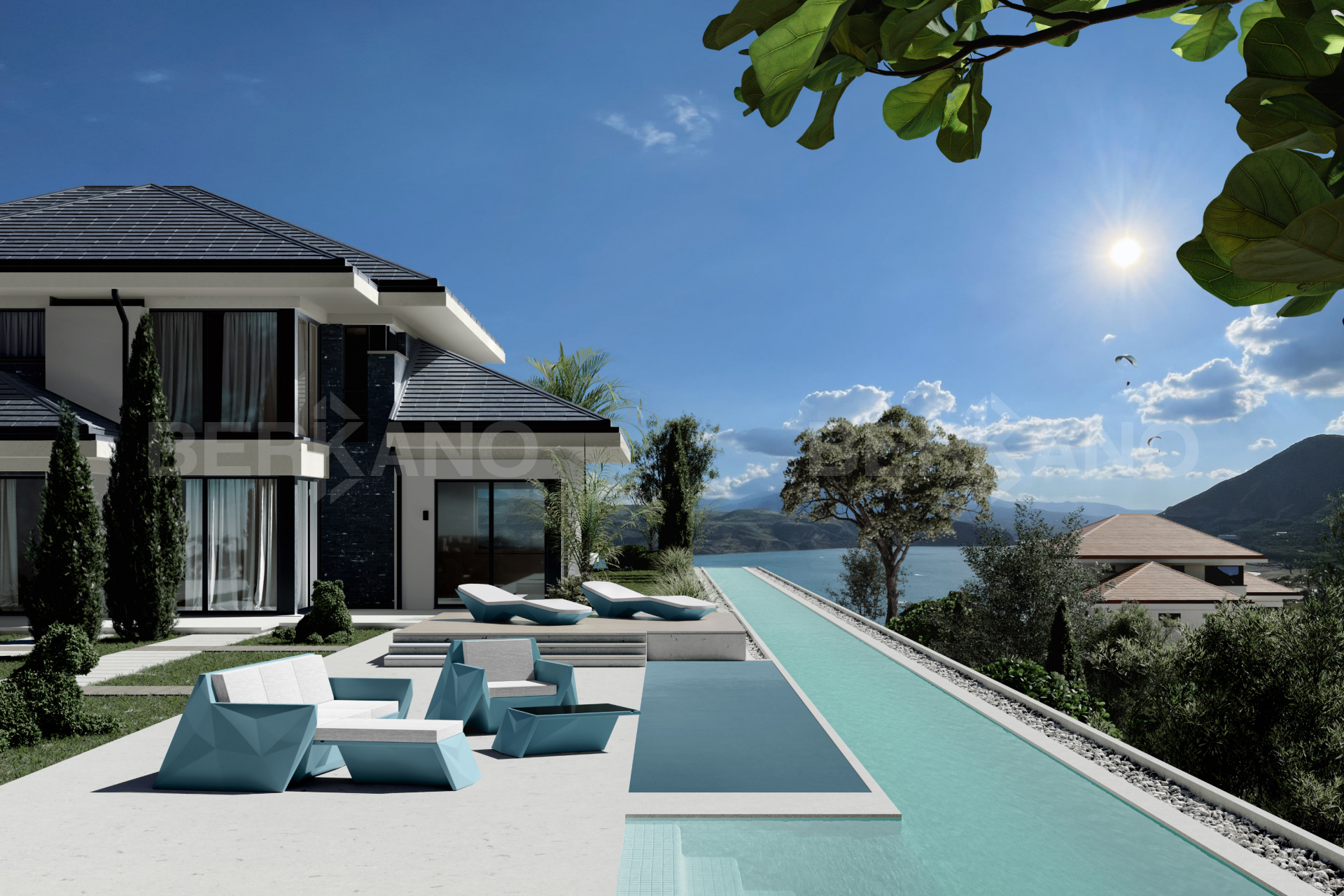  Угловой модуль Quaro с подушками Snow White / Bone Brown - фото 1