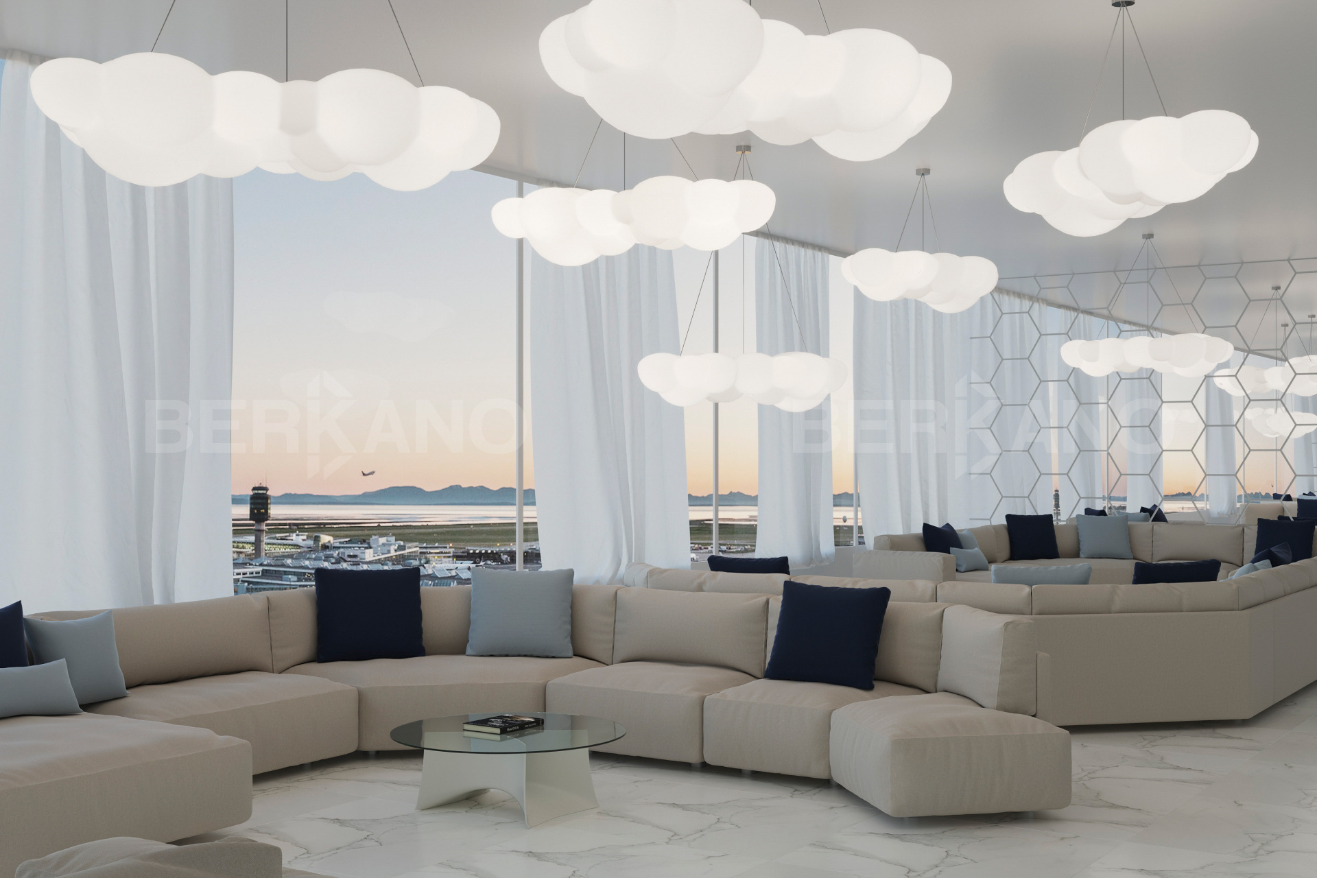 Led интерьерный Люстра Cloud Snow White Light - фото 0