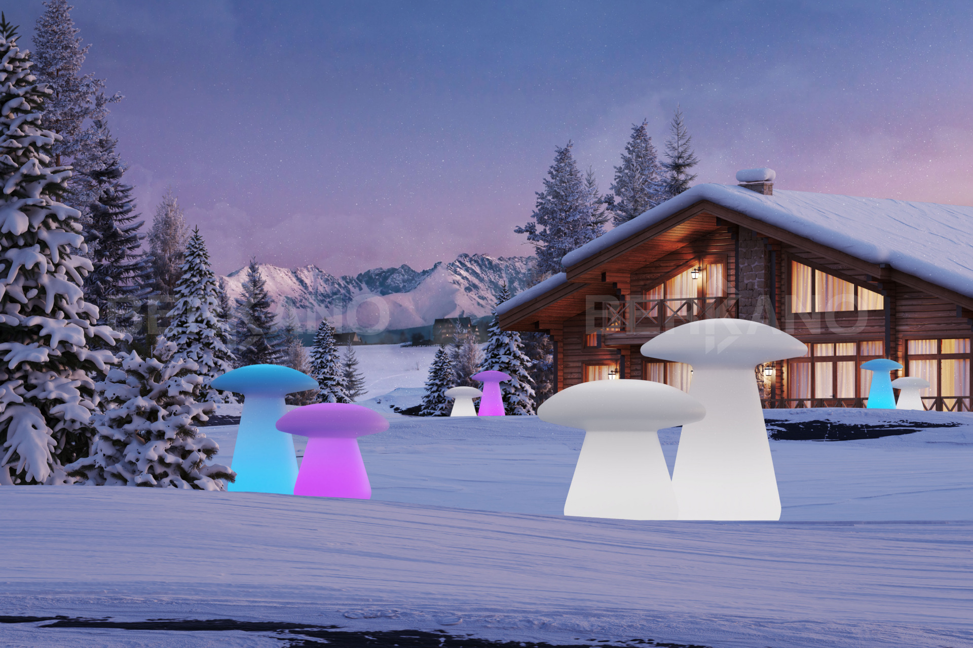 Led Светильник Fungo 115 Snow White RGB - фото 0