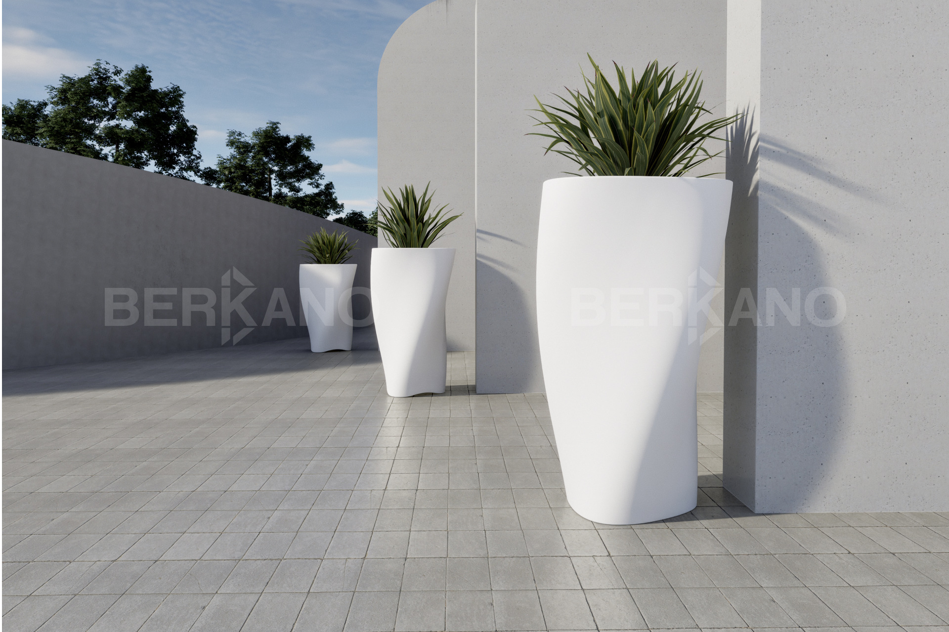 Дизайнерское Кашпо Twist 68 Deep Violet - фото 0