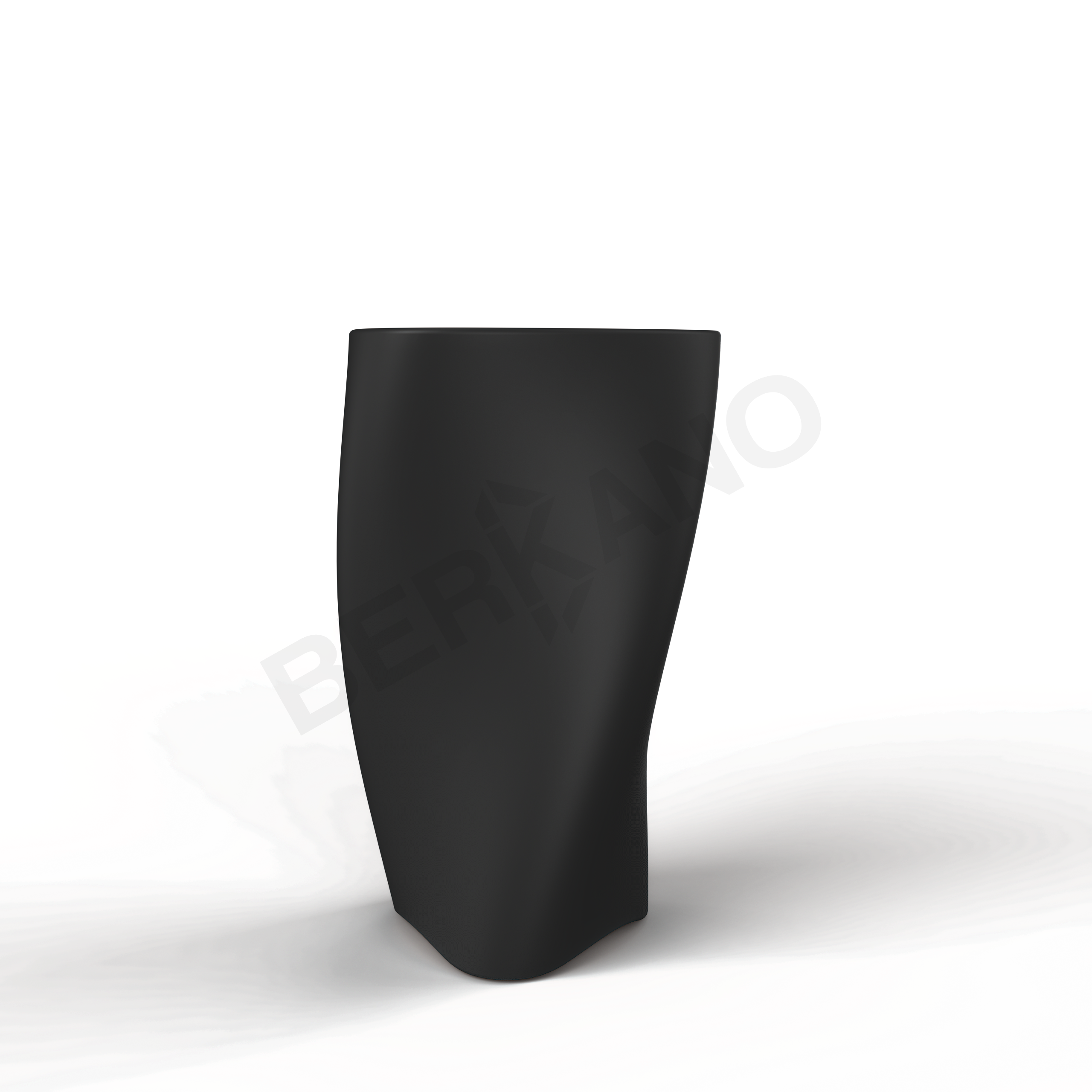 Кашпо Twist 108 черного цвета - фото 1