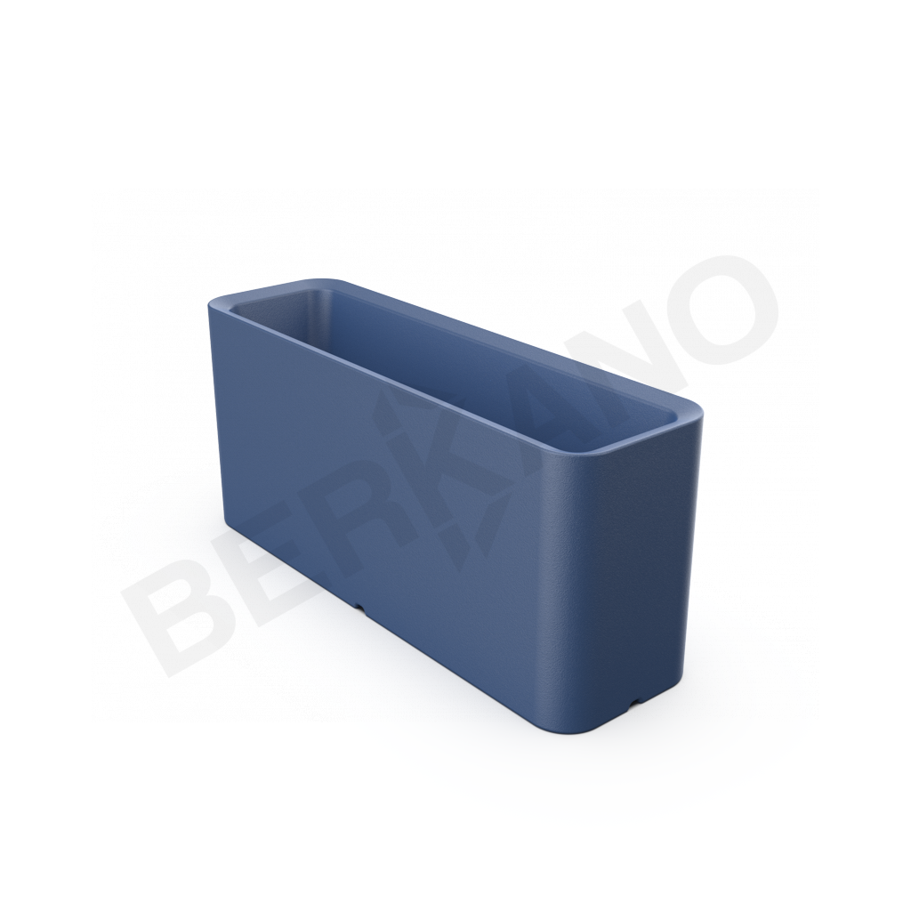 Кашпо Vittorio 40 DB синего цвета - фото 1