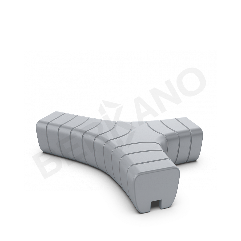 Скамейка Y-seat Concrete Gray - фото 1