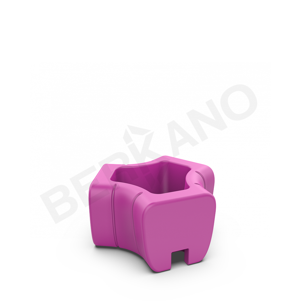 Кашпо-соединитель Y-seat connect DB фиолетового цвета - фото 1