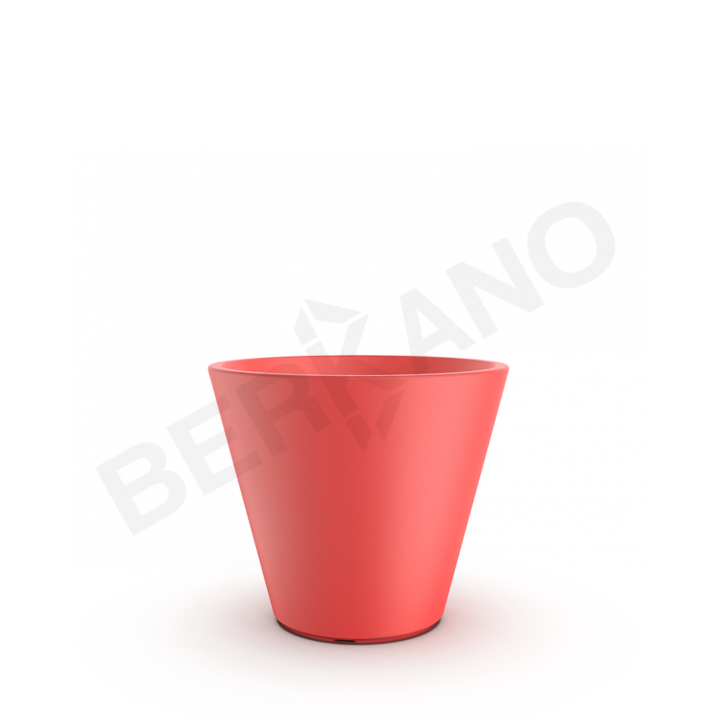 Кашпо Bliss 42 красного цвета - фото 1