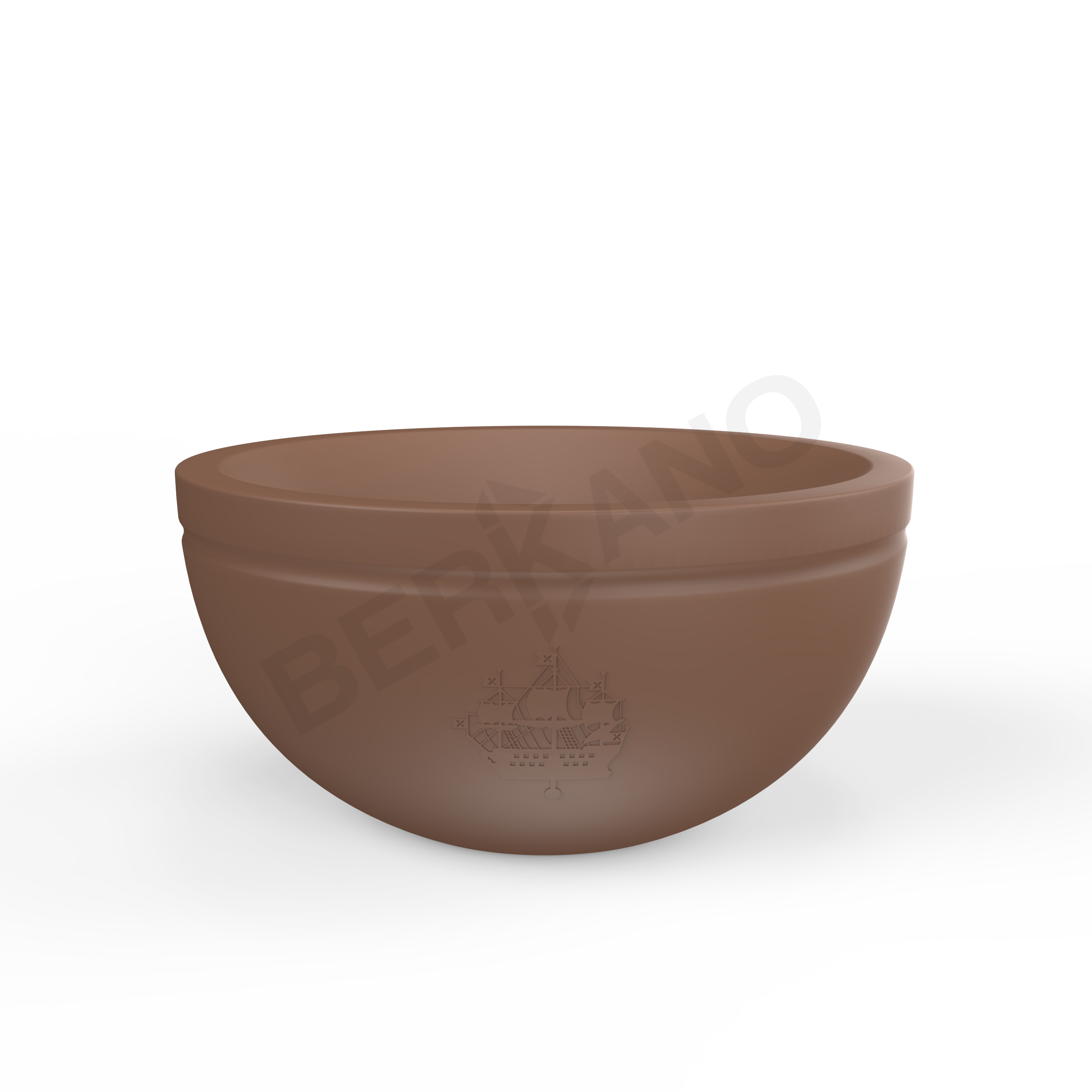 Кашпо Суворовская чаша DB коричневого цвета - фото 1