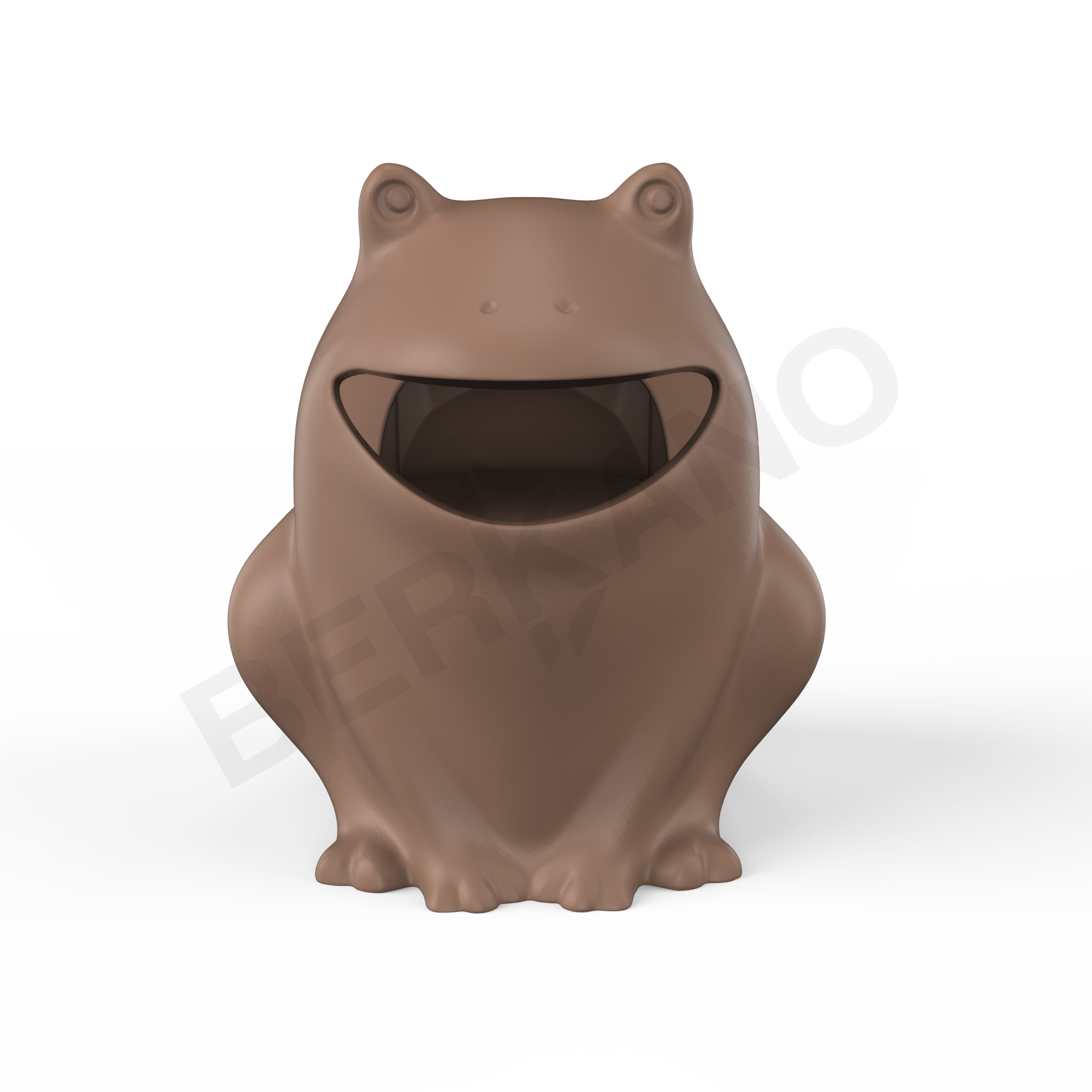 Урна детская BERKANO Frog коричневого цвета - фото 1