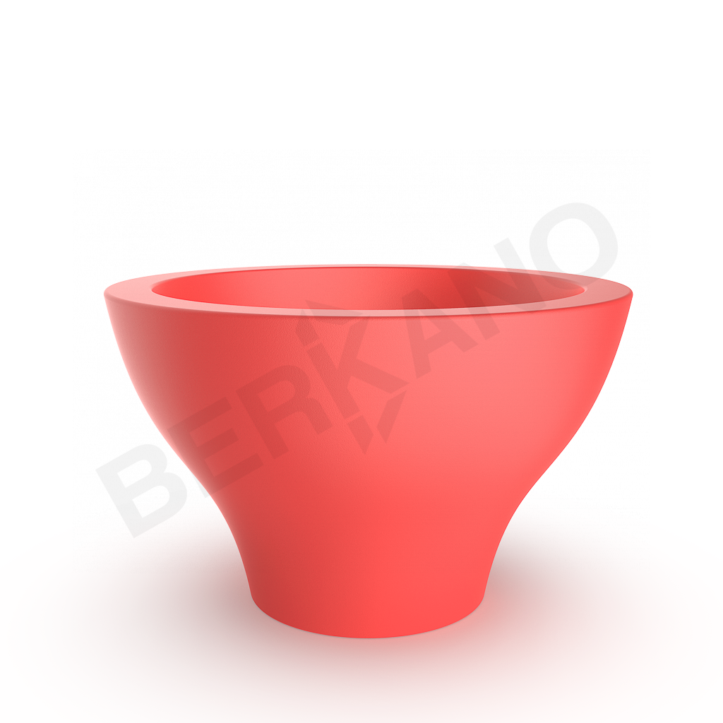 Кашпо Vetro 75 красного цвета - фото 1