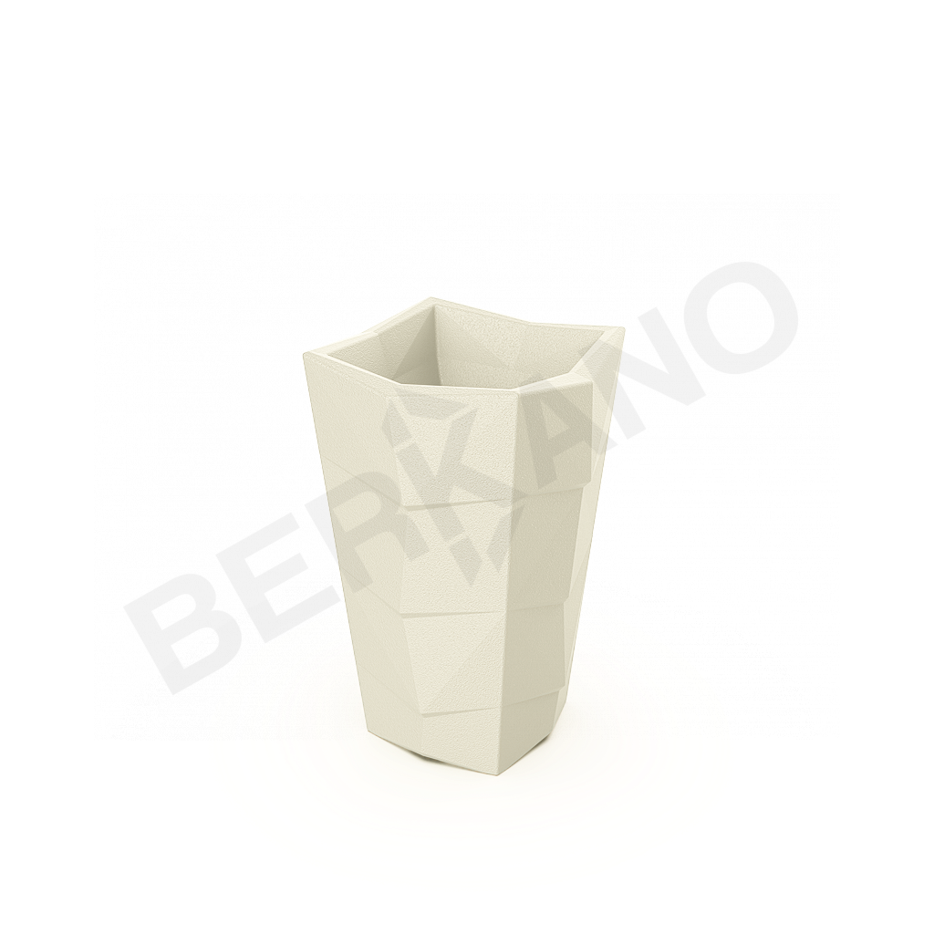 Кашпо Agava 70 DB бежевого цвета - фото 1