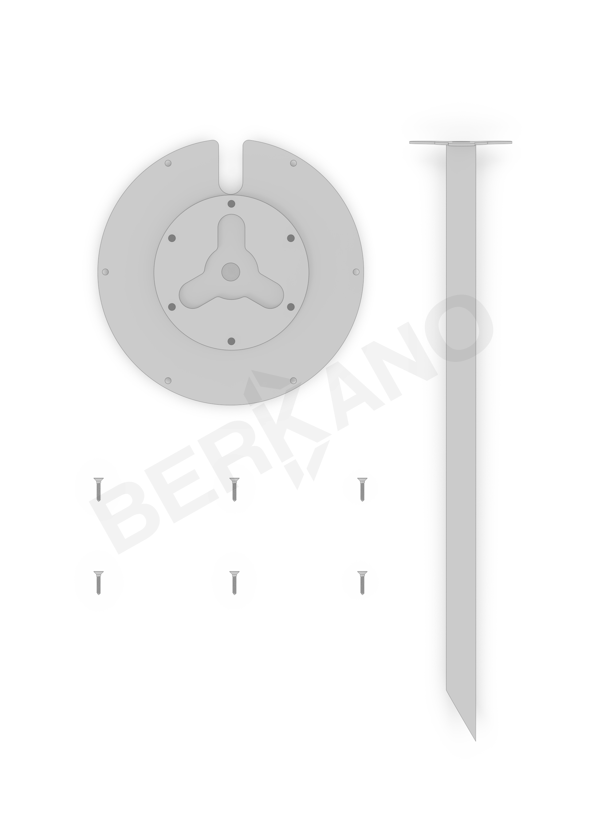 Антивандальный комплект для установки в грунт