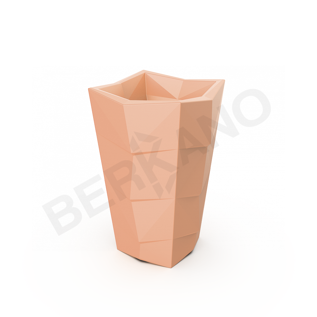 Кашпо Agava 100 DB терракотового цвета - фото 1