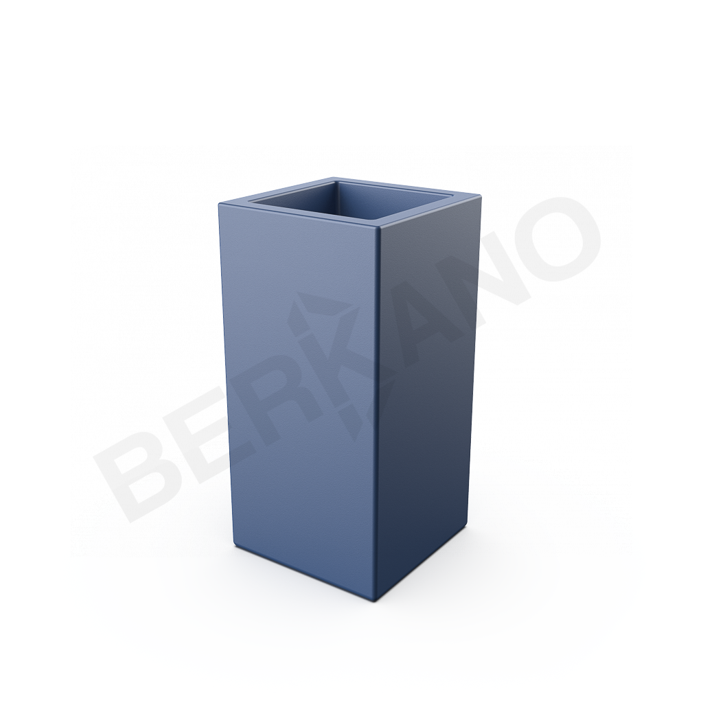 Кашпо Cubric 40*80 DB синего цвета - фото 1