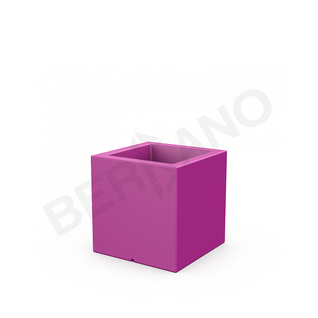 Кашпо Quarter 40 DB фиолетового цвета - фото 1