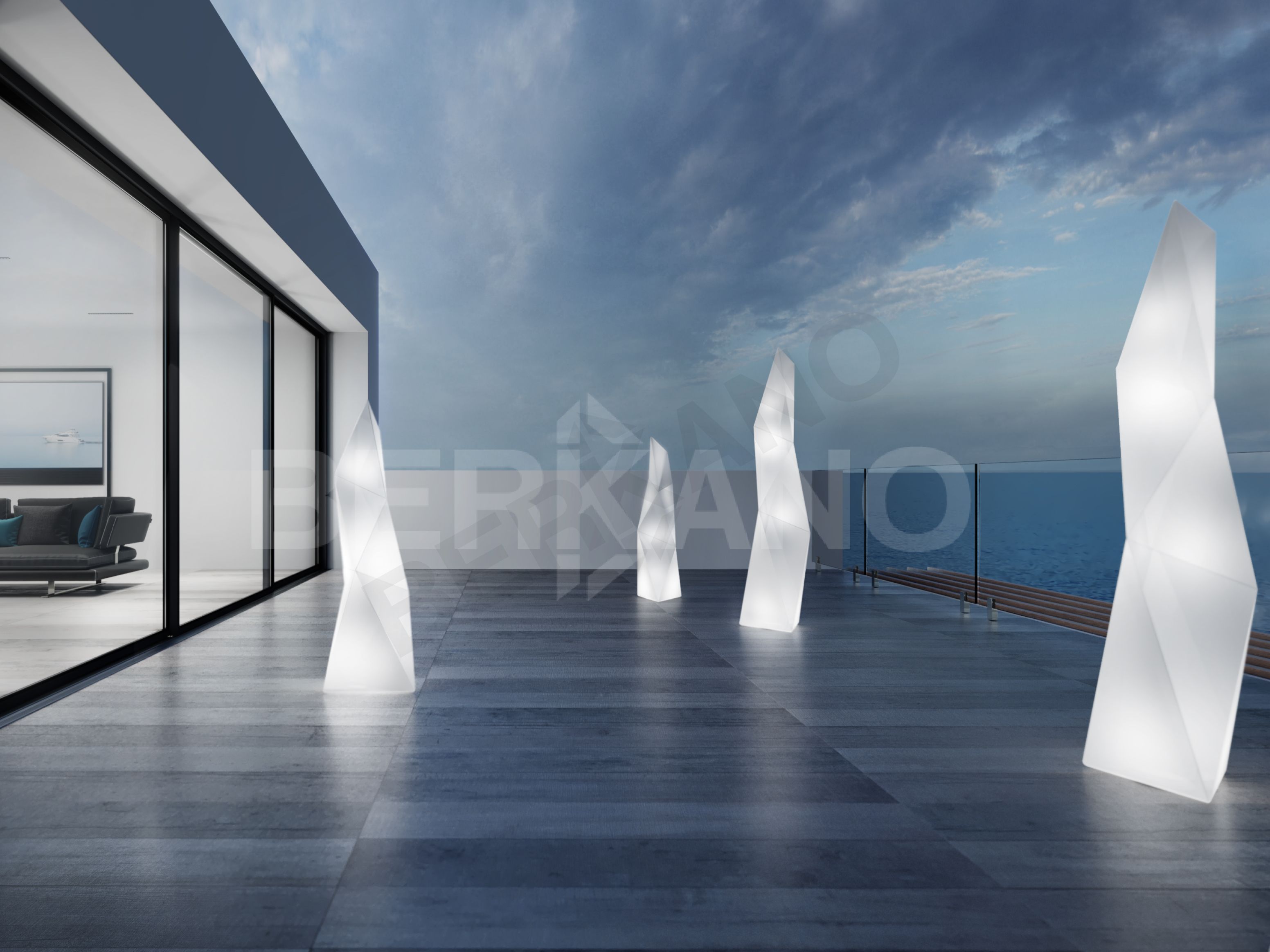 Светильник Quaro 120 белого цвета  - фото 4