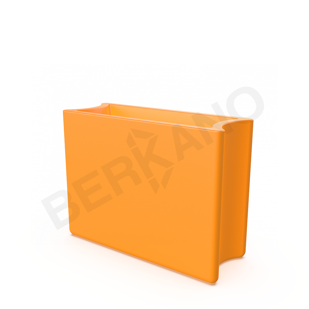 Кашпо Smoov Planter Line DB оранжевого цвета - фото 1