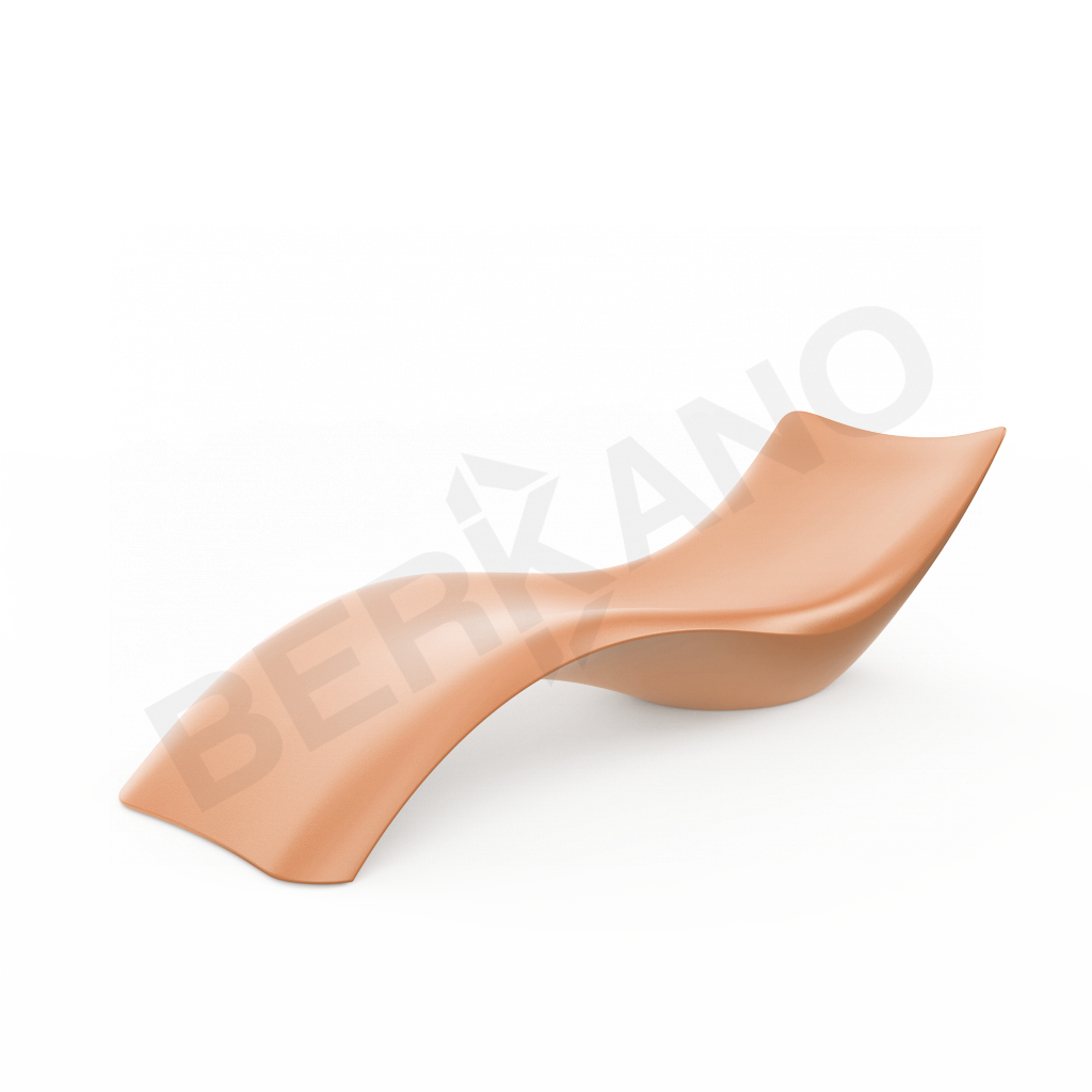 Шезлонг Wave терракотового цвета - фото 1