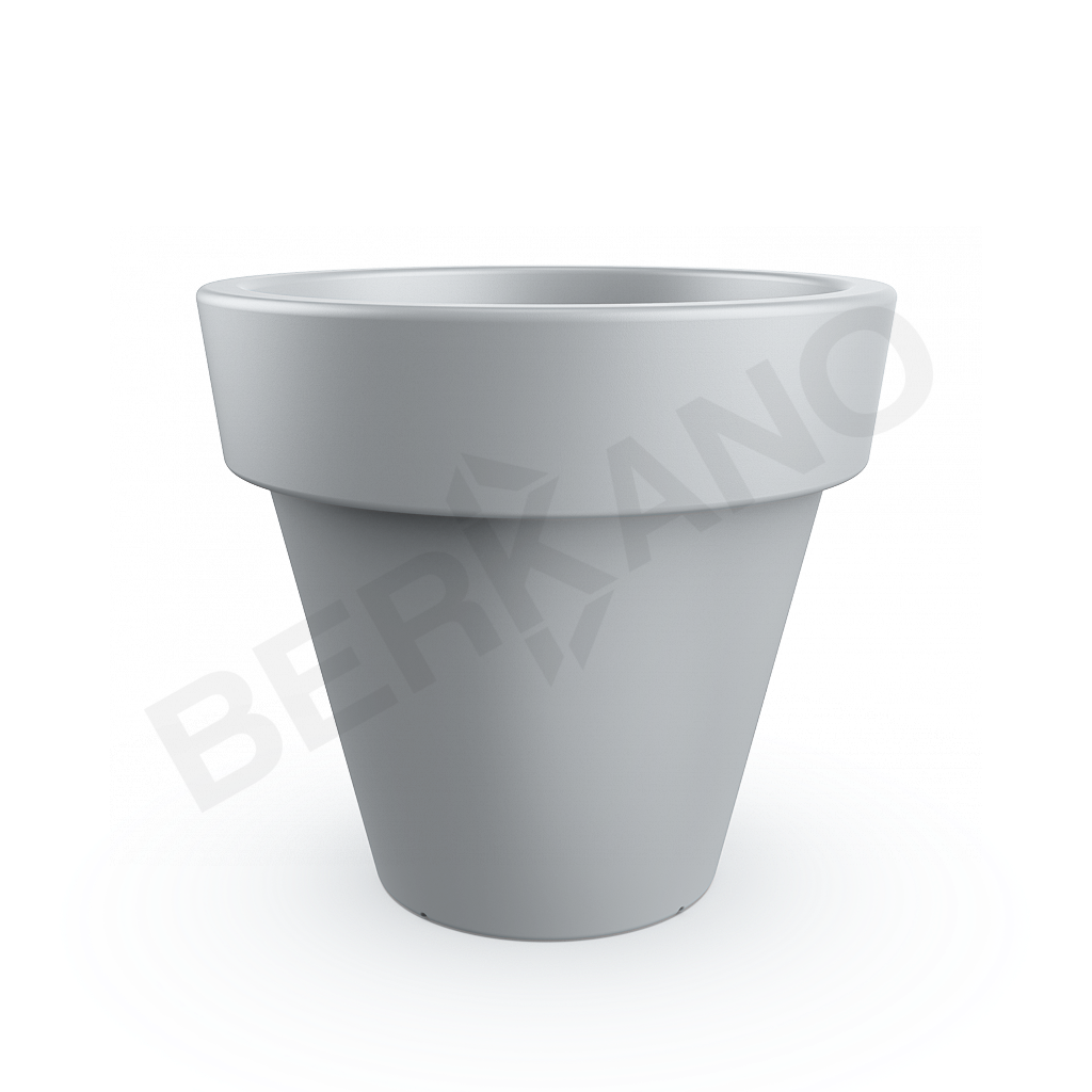 Кашпо classic 150 серого цвета - фото 1