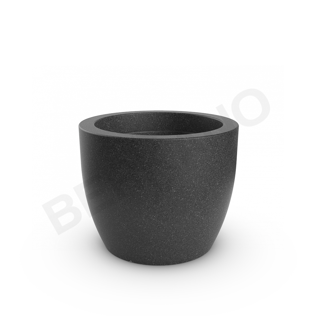 Кашпо Tigel 50 DB цвета черный гранит - фото 1