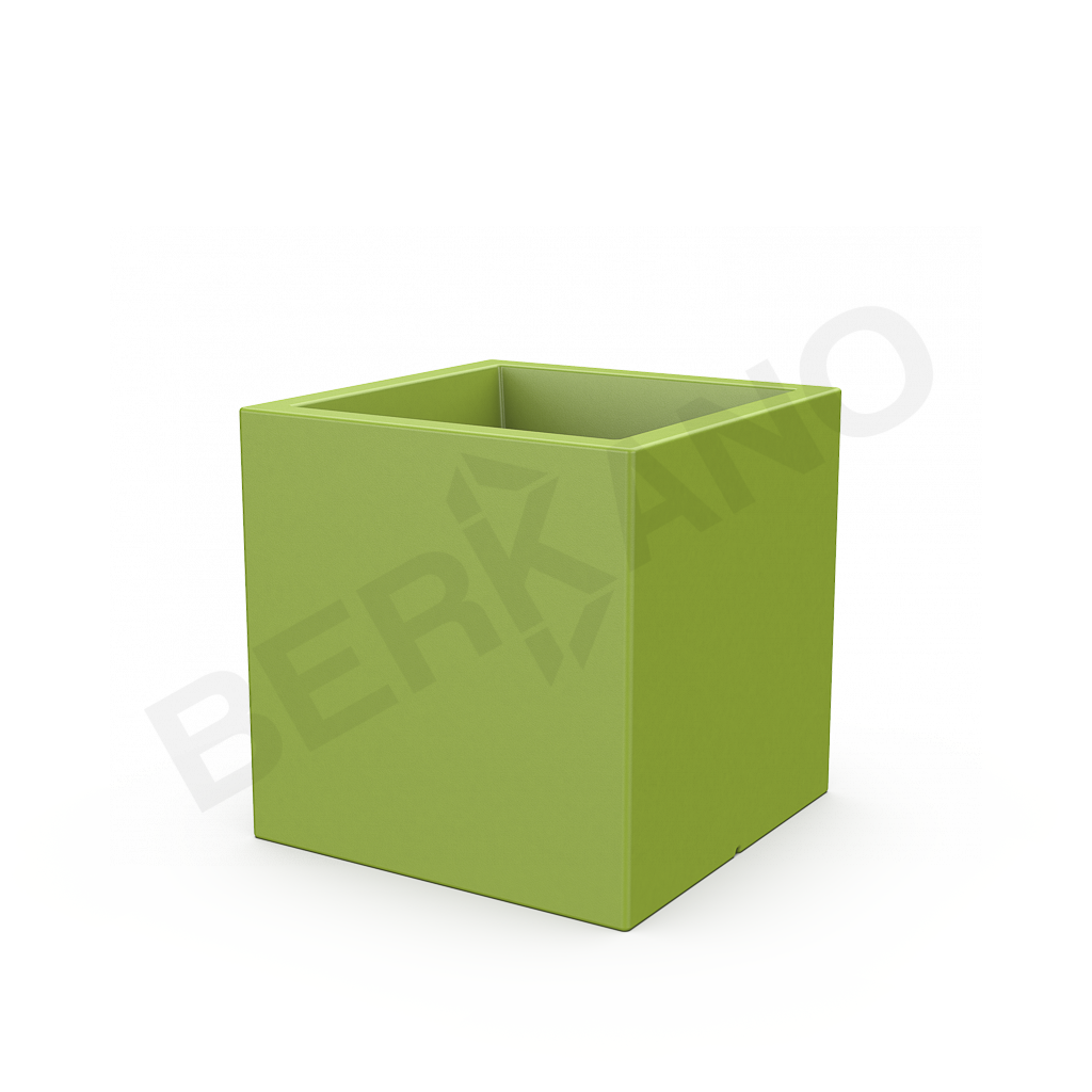 Кашпо Quarter 60 DB зеленого цвета - фото 1